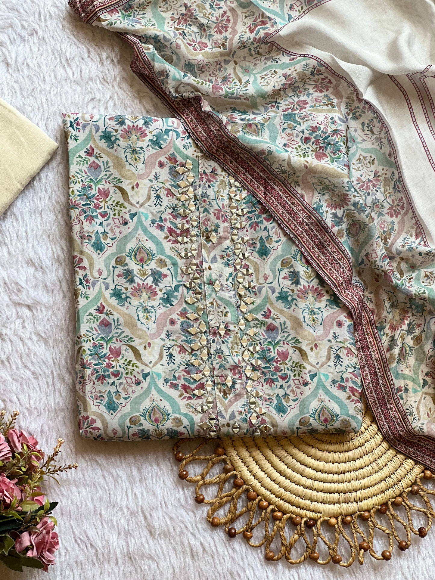 ZU25X182- MUSLIN UNSTICHED