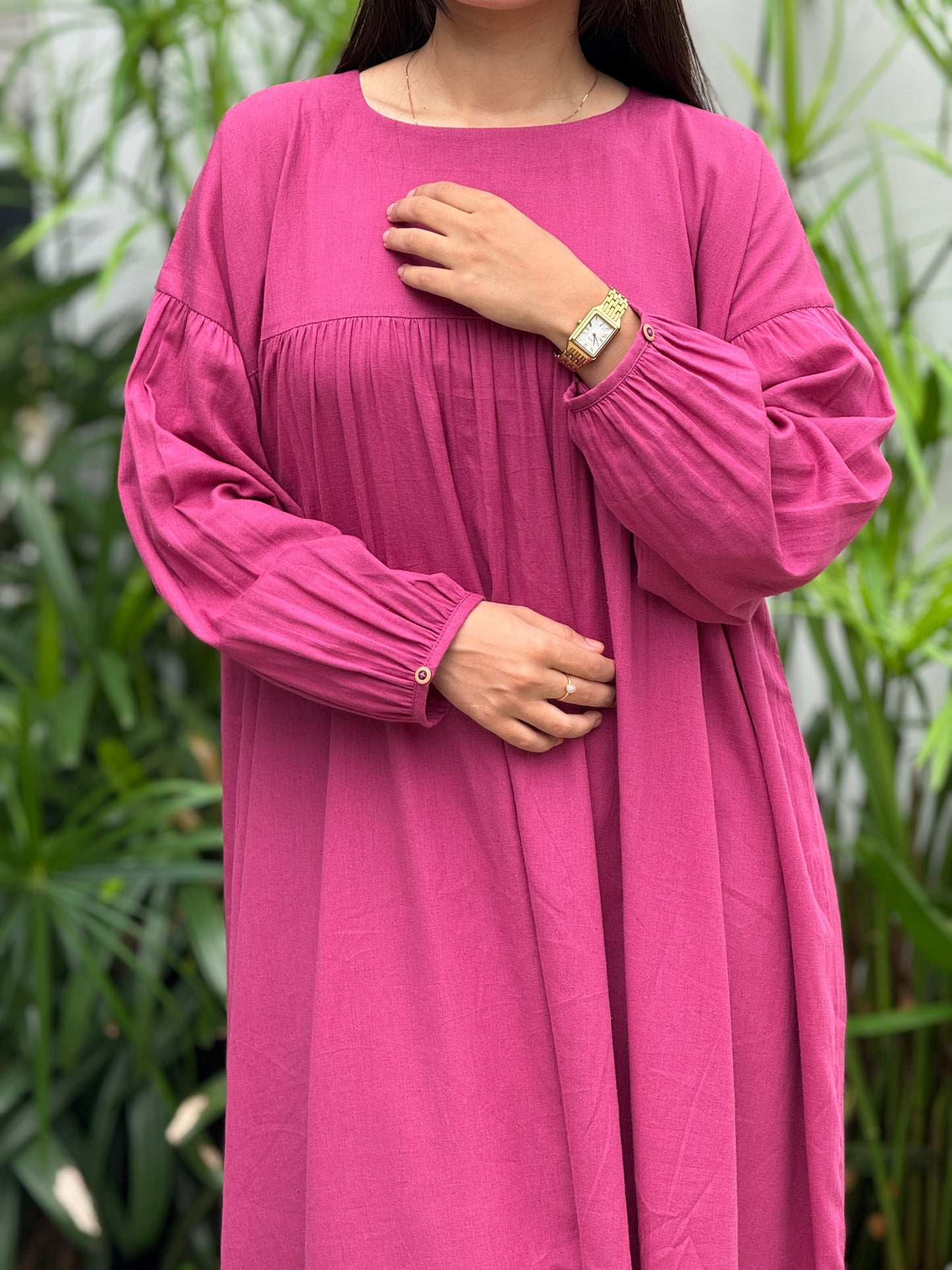 ZU25X385-PINK FLEX GATHERED