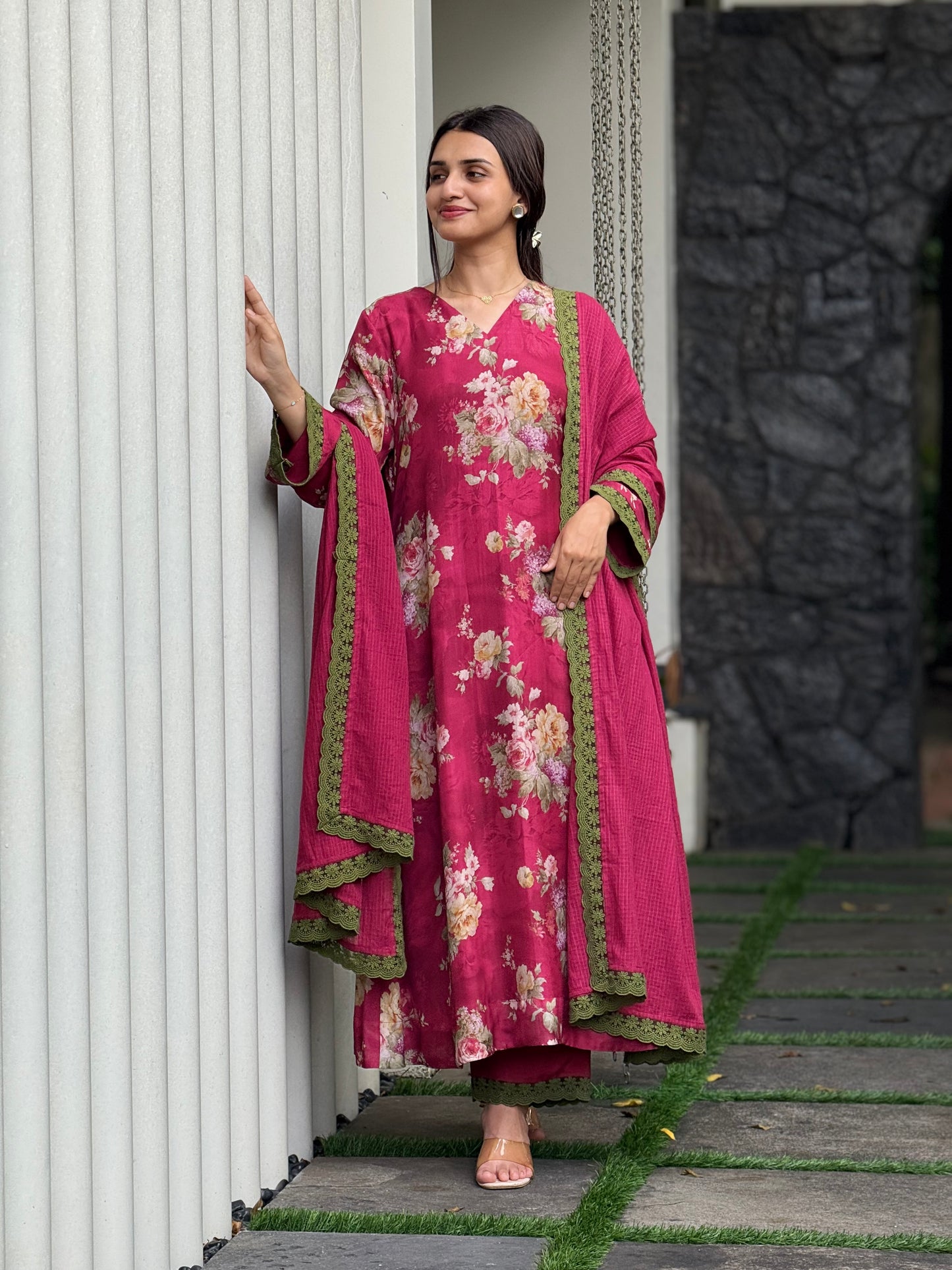 ZU25X254- MUSLIN MEROON