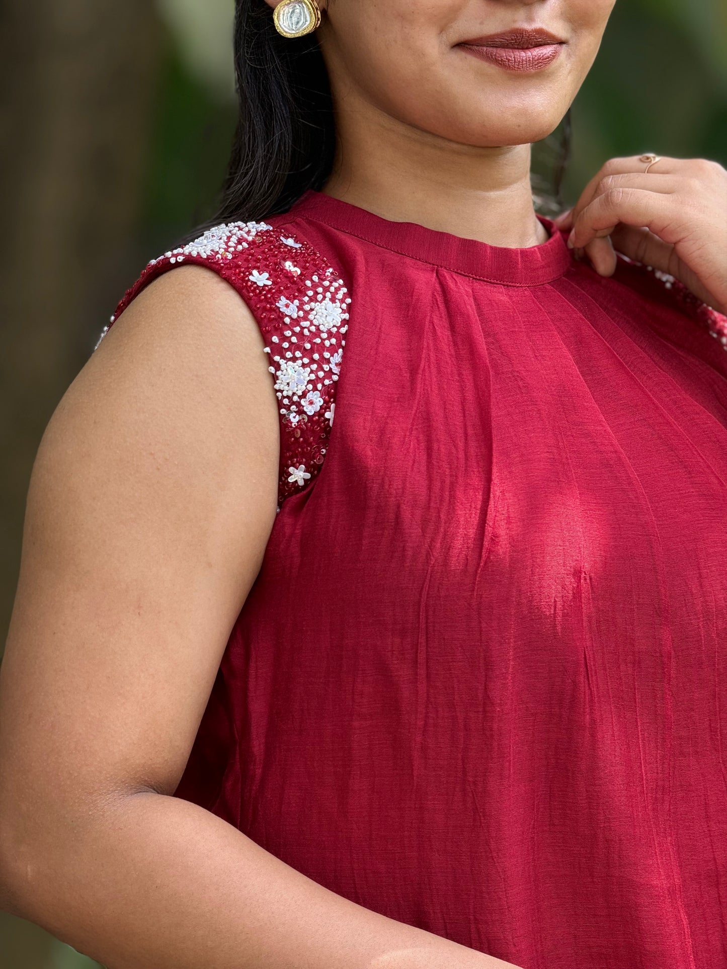 ZU25X267- X-MAS RED TOP