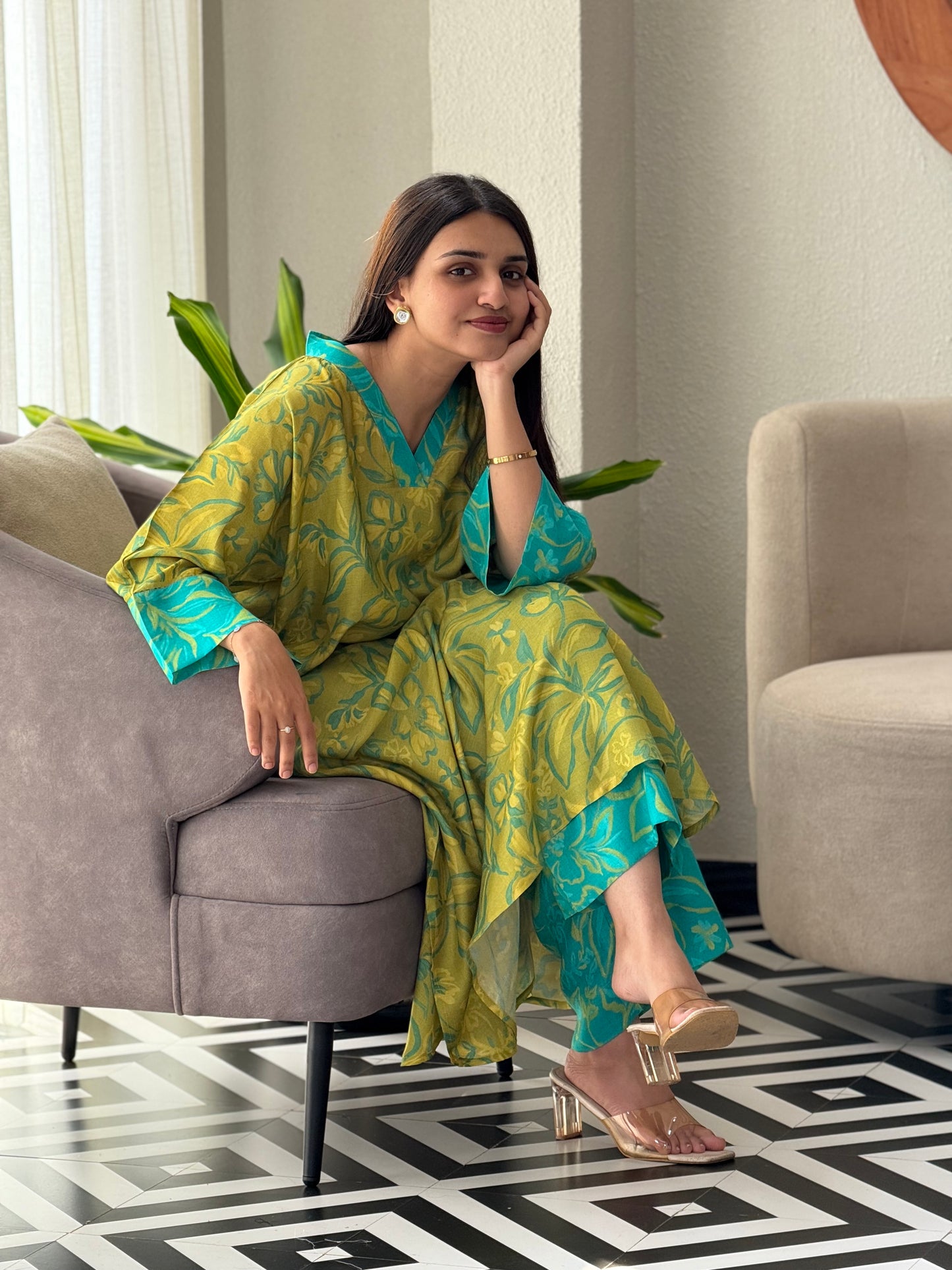 ZU25X259-MUSLIN SILK PRINTED