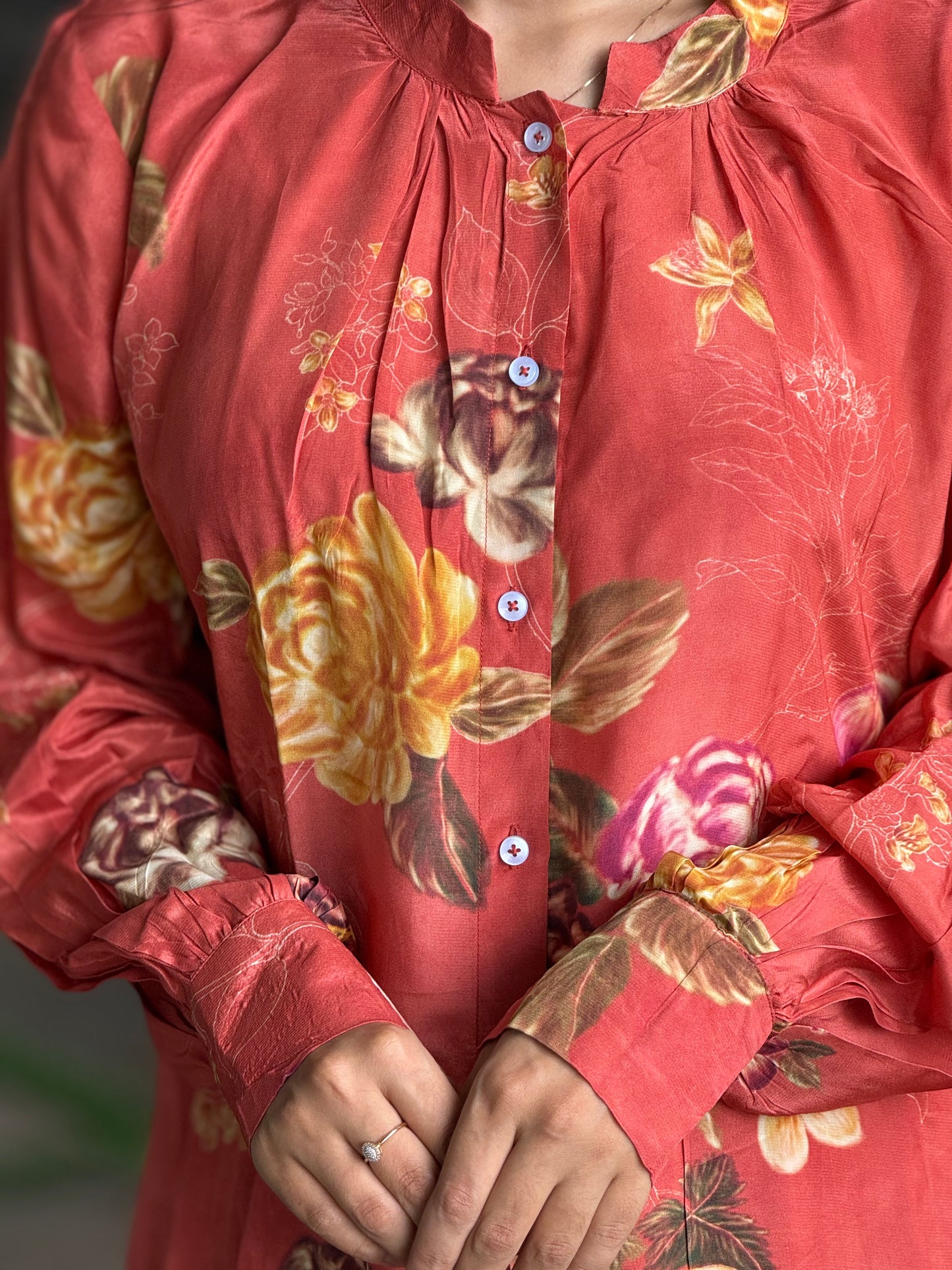 ZU25X403-CRAPE SILK PRINTED