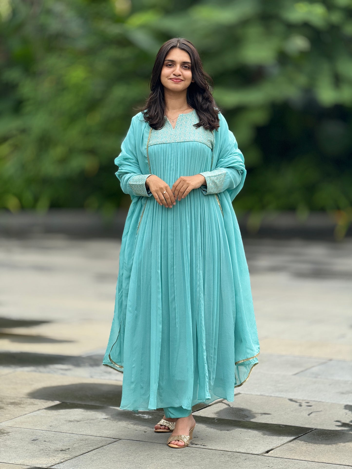 ZU25X168- SKY GEORGETTE