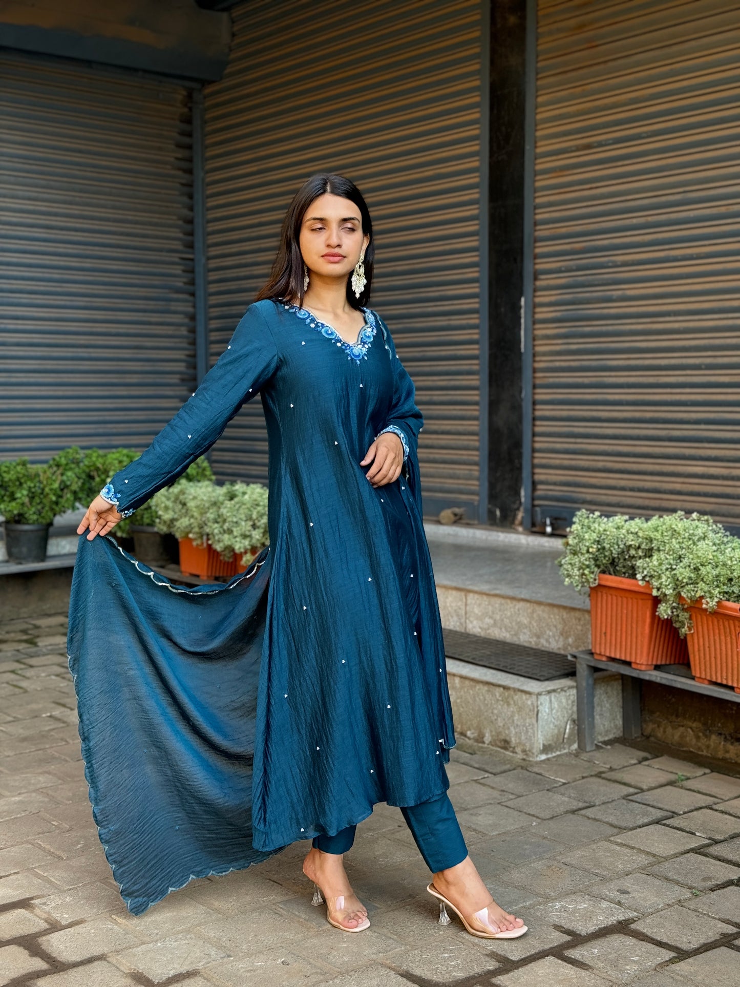 ZU25X093-TEAL CHANDERY
