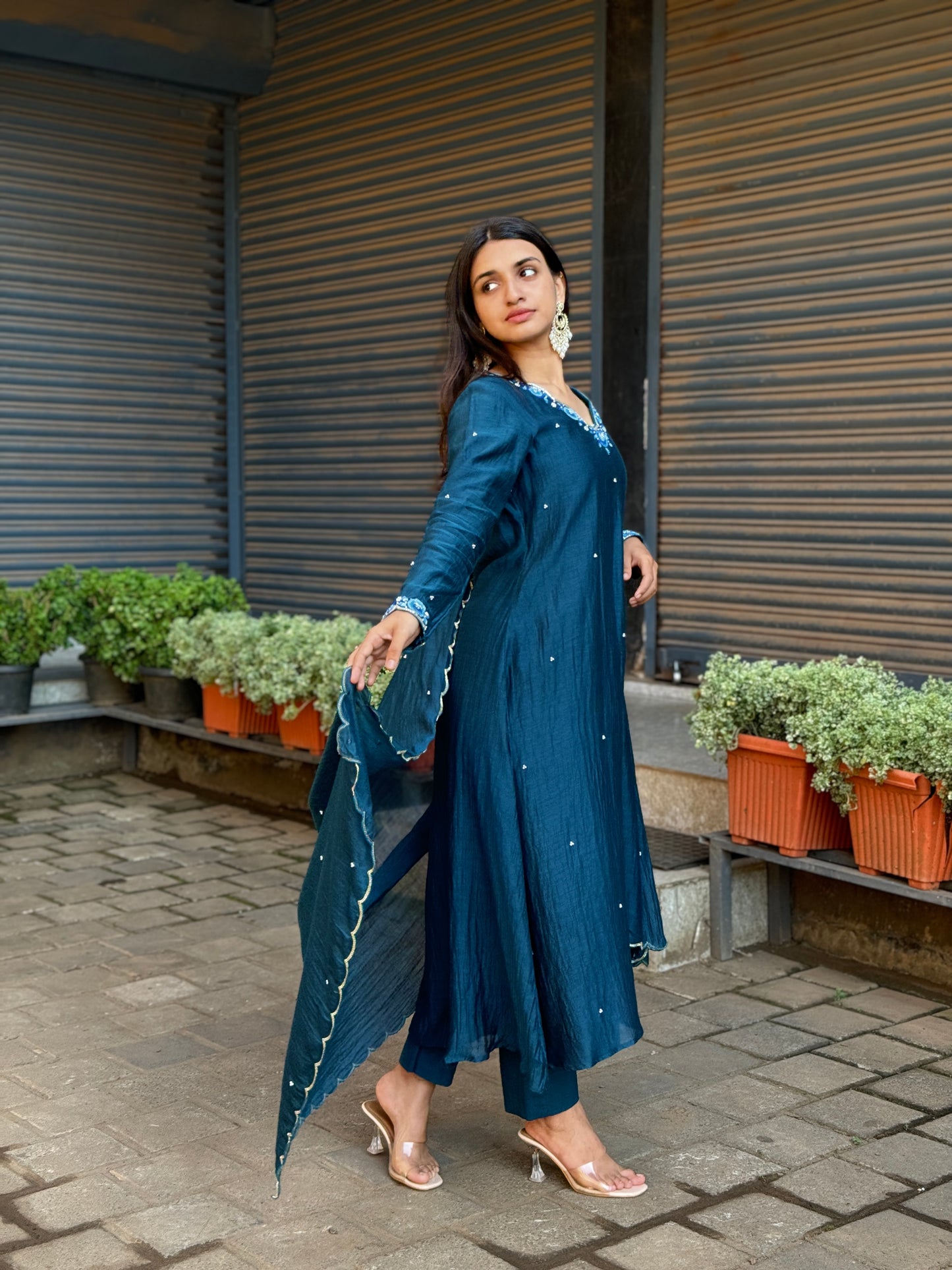 ZU25X093-TEAL CHANDERY