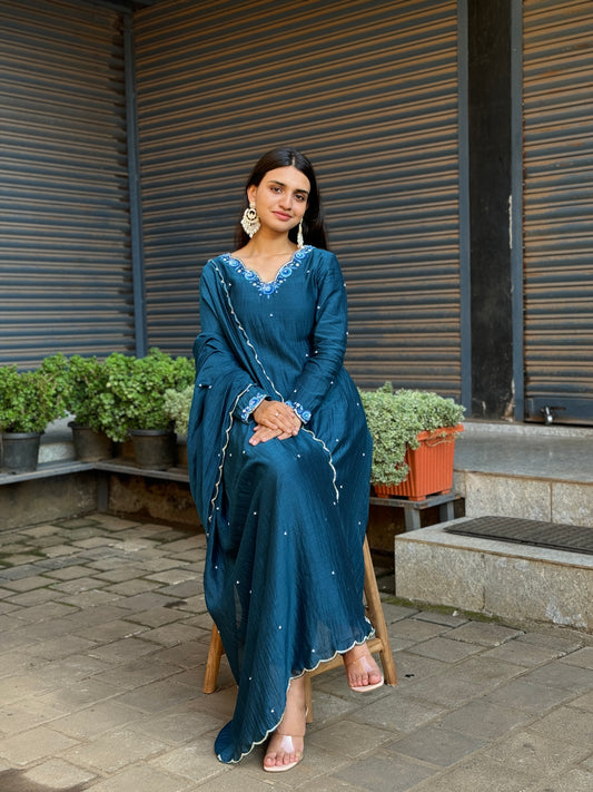 ZU25X093-TEAL CHANDERY