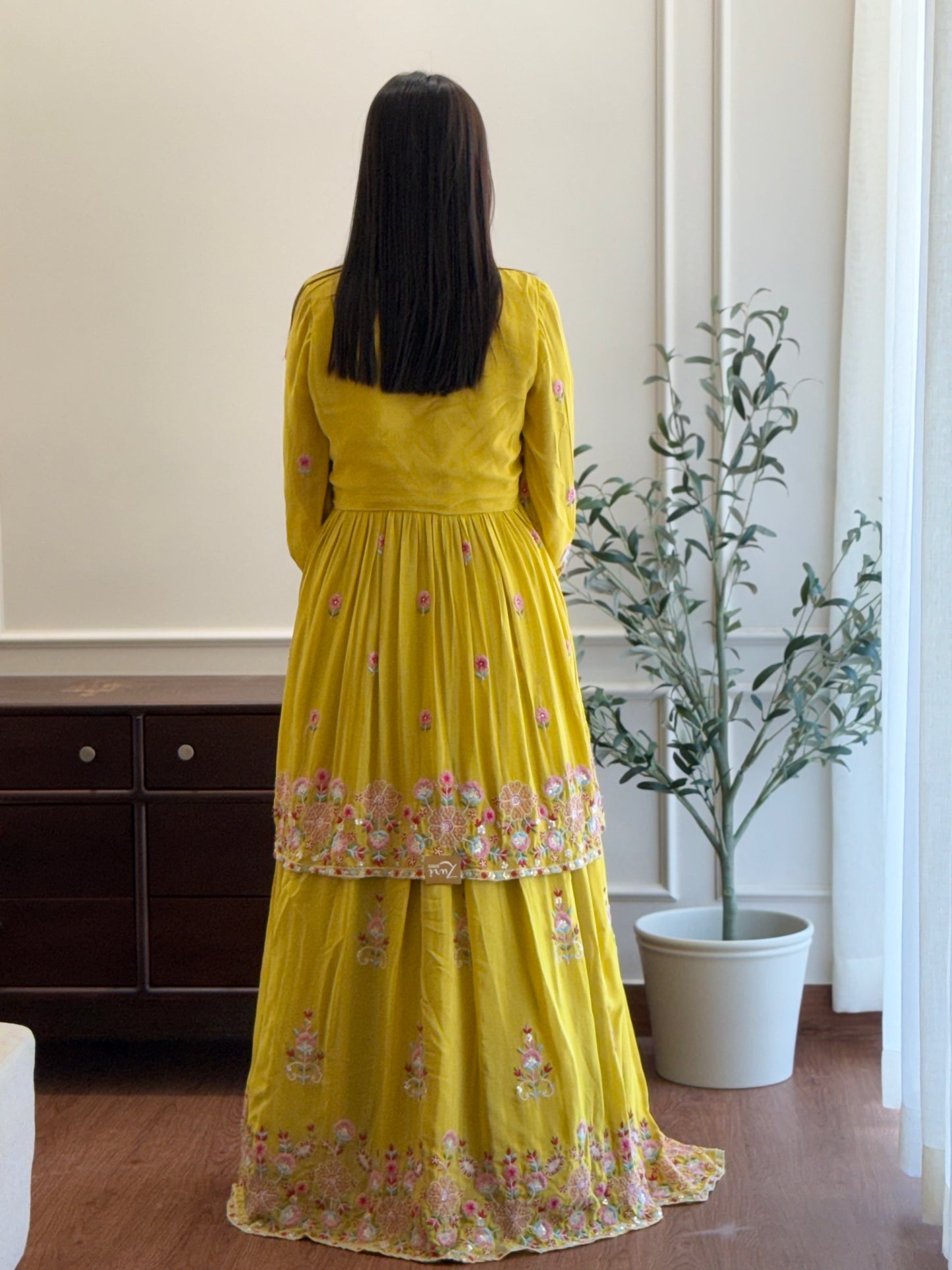 ZU25X009-YELLOW SKIRT