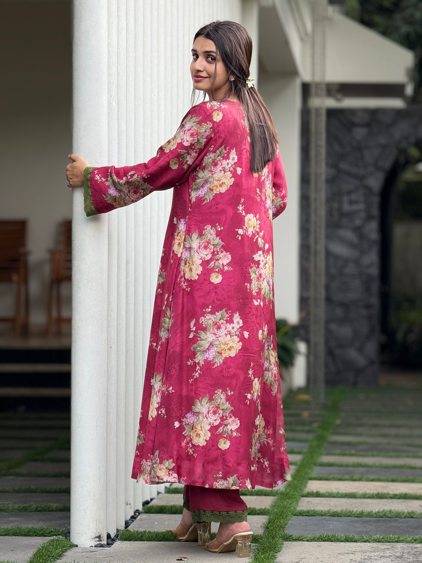 ZU25X254- MUSLIN MEROON