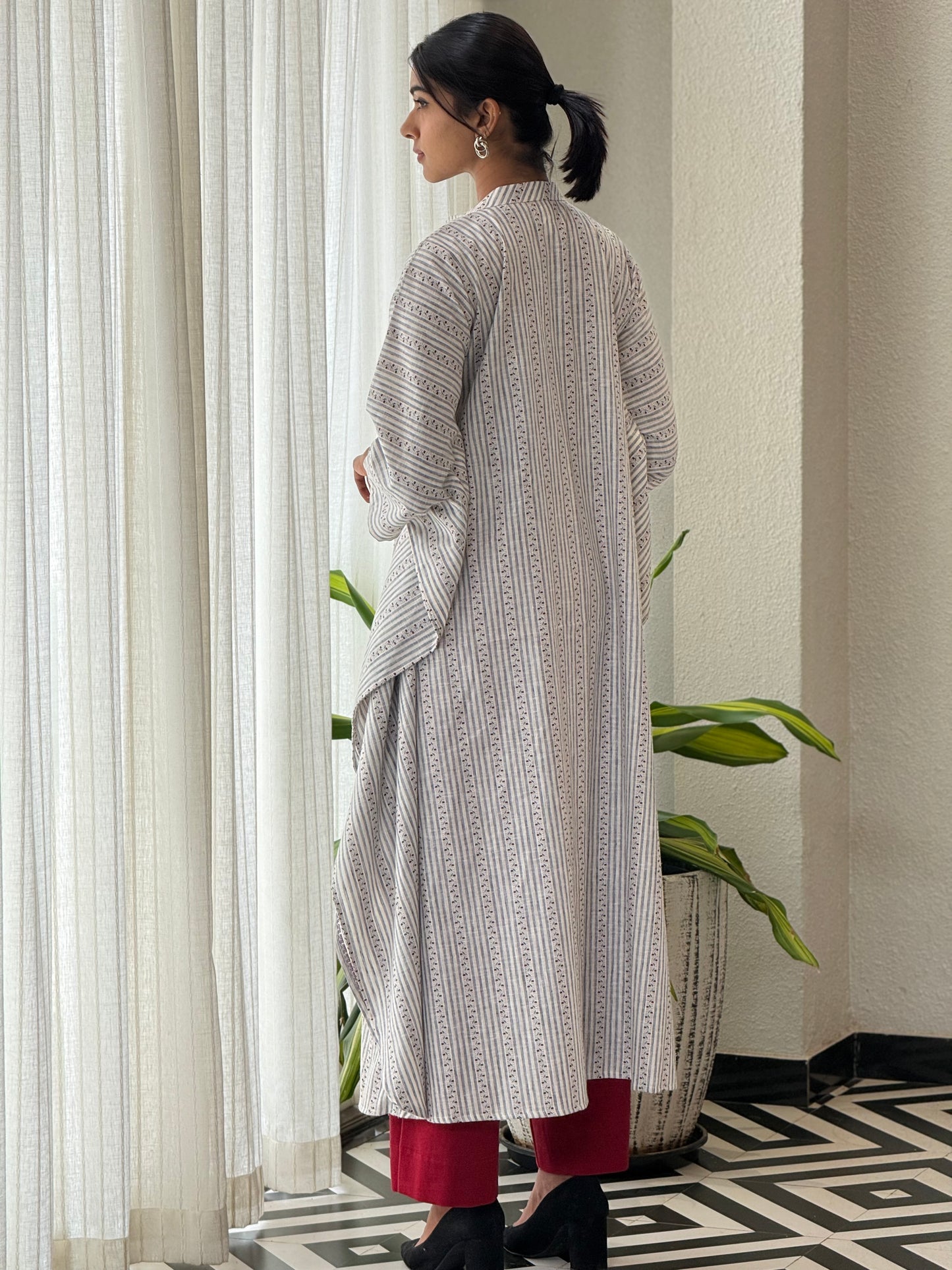 ZU25X358-STRIPED COTTON