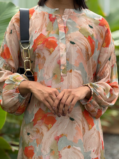 ZU25X360-CRAPE SILK PRINTED
