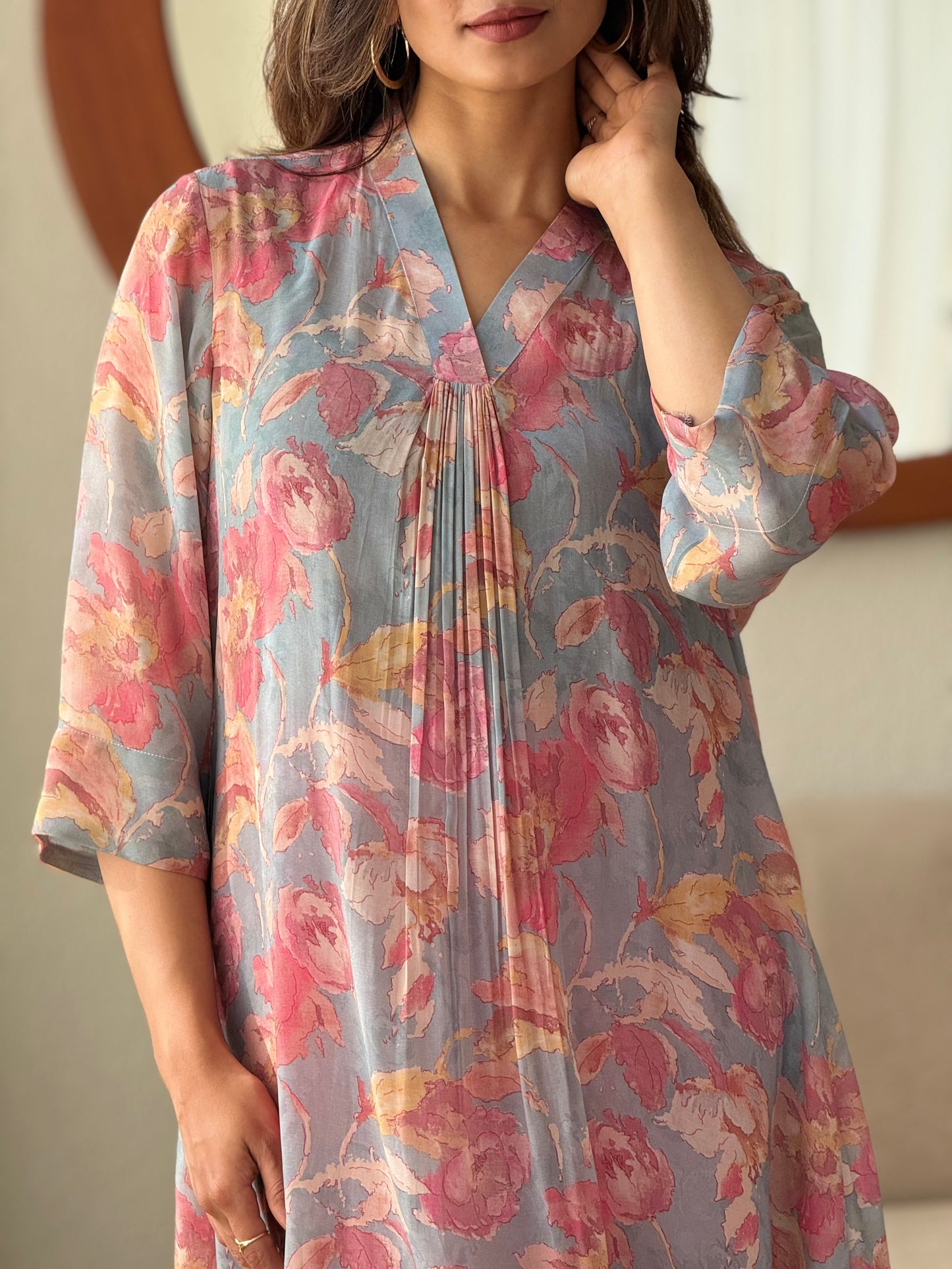 ZU25X301-CRAPE SILK PRINTED