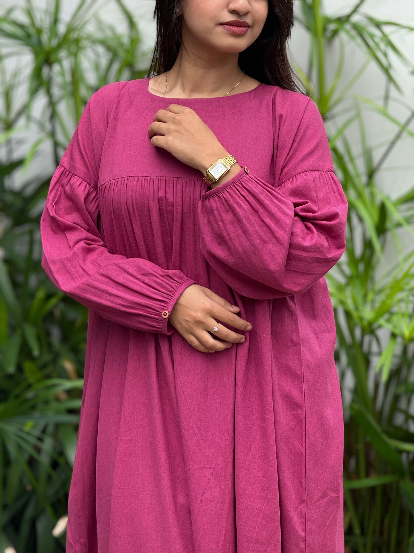 ZU25X385-PINK FLEX GATHERED