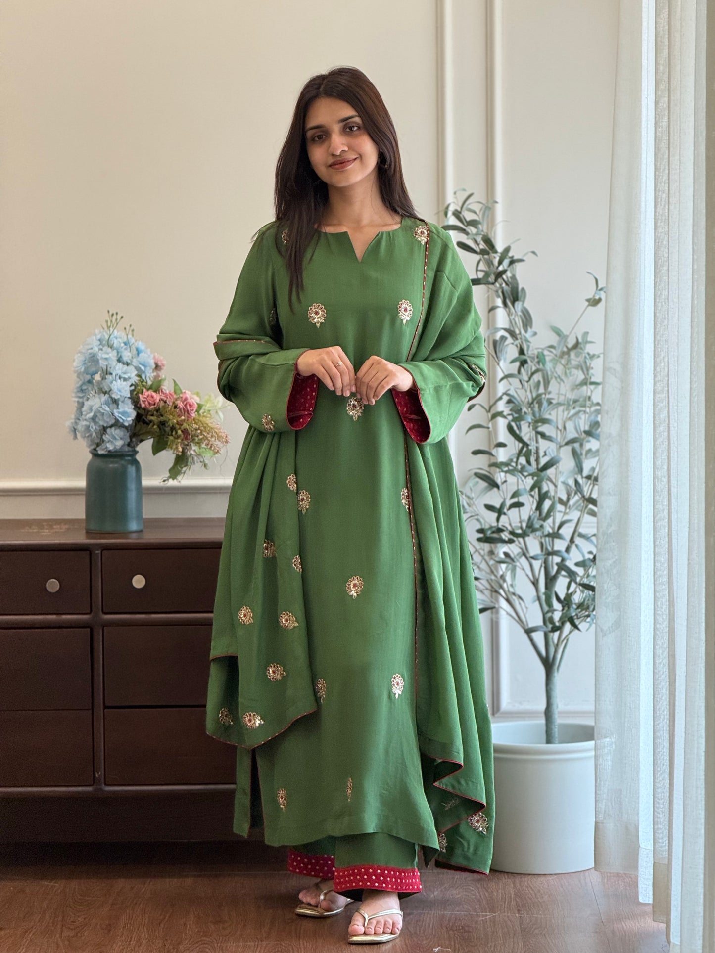ZU25X447-FESTIVE GREEN