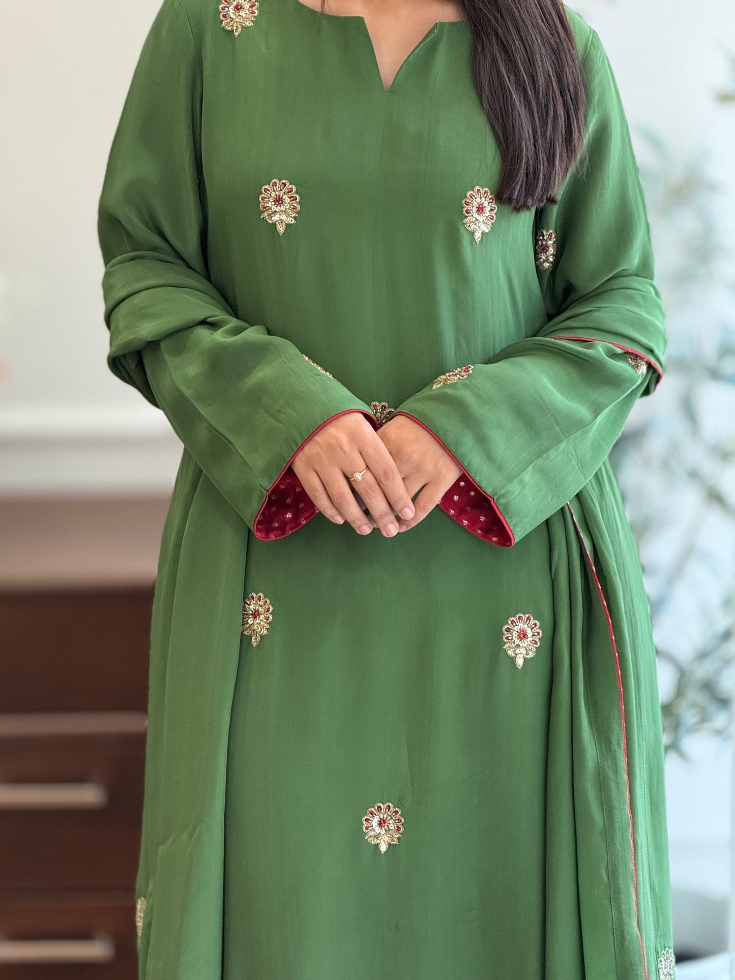 ZU25X447-FESTIVE GREEN