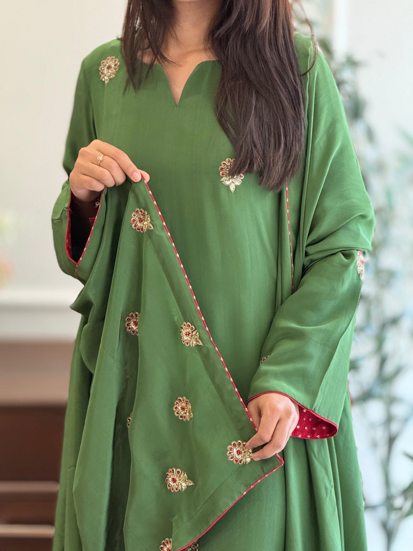 ZU25X447-FESTIVE GREEN