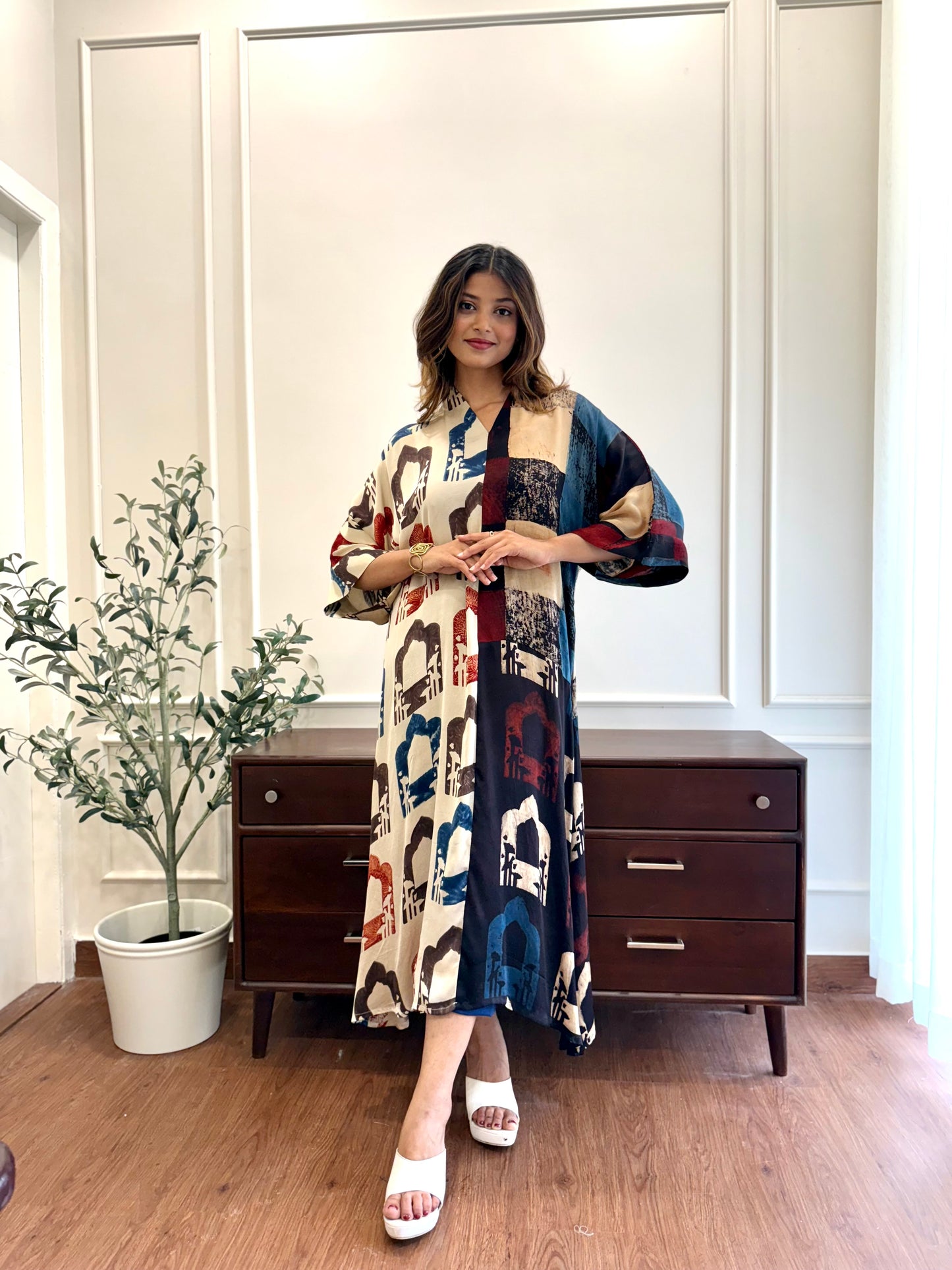 ZU25X214- MODAL KAFTAN