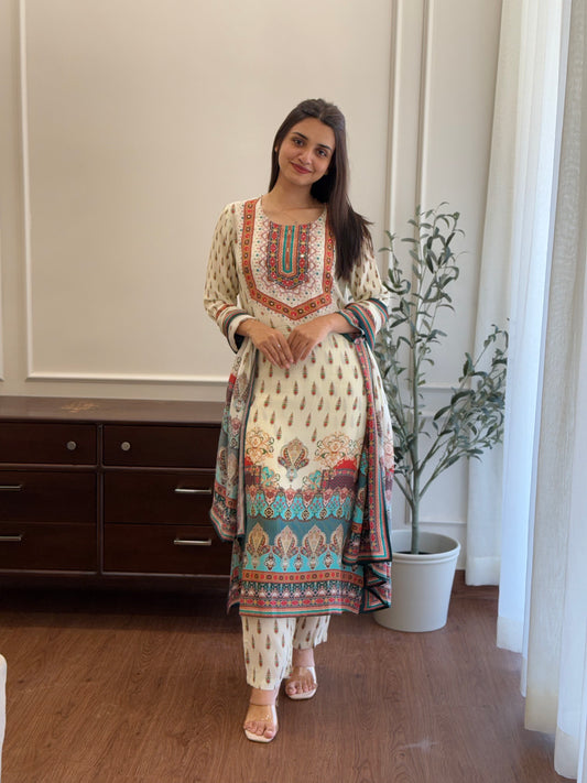 ZU25X009-PAKSTANI PRINTED