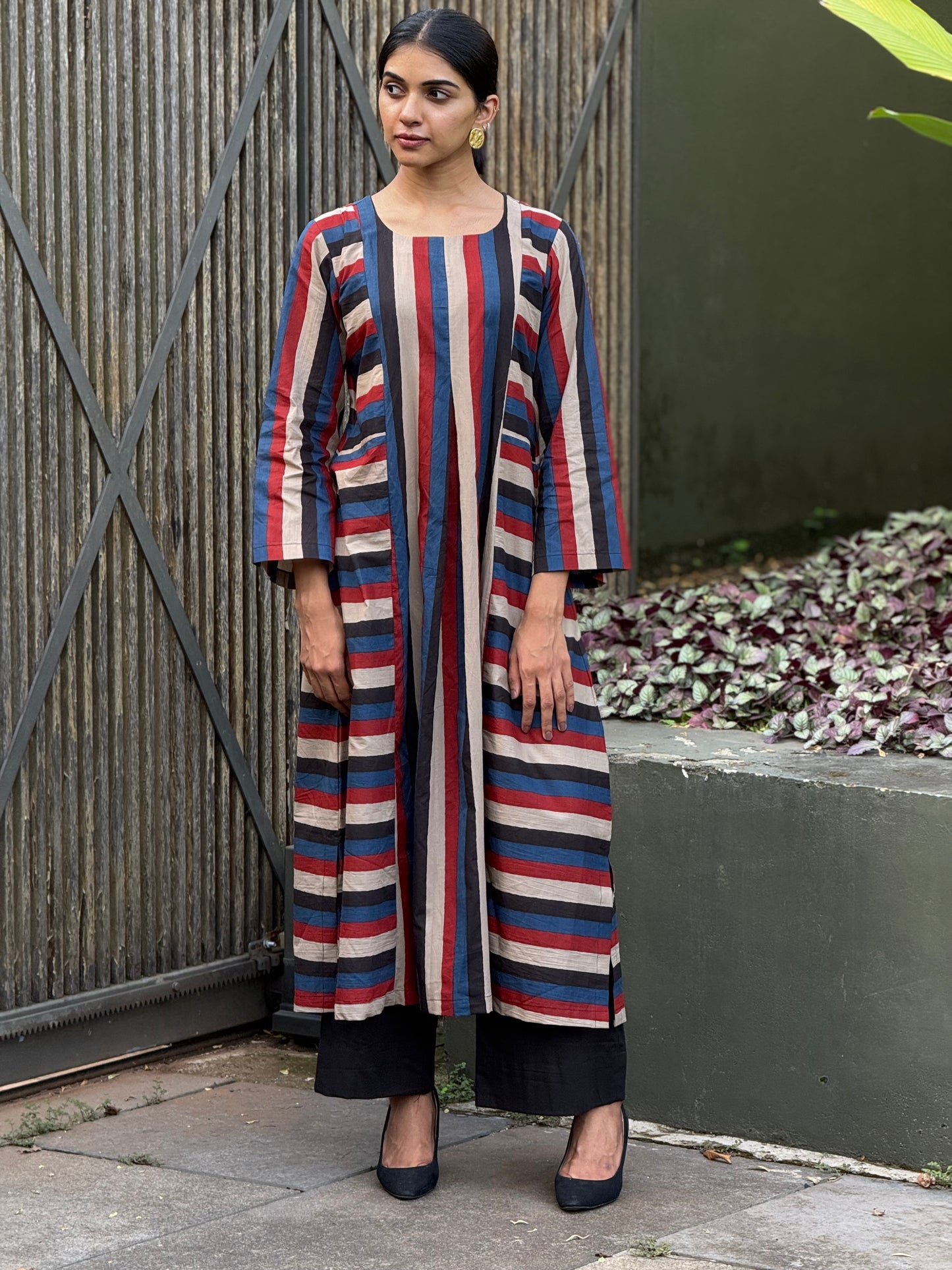 ZU25X371- COTTON STRIPED