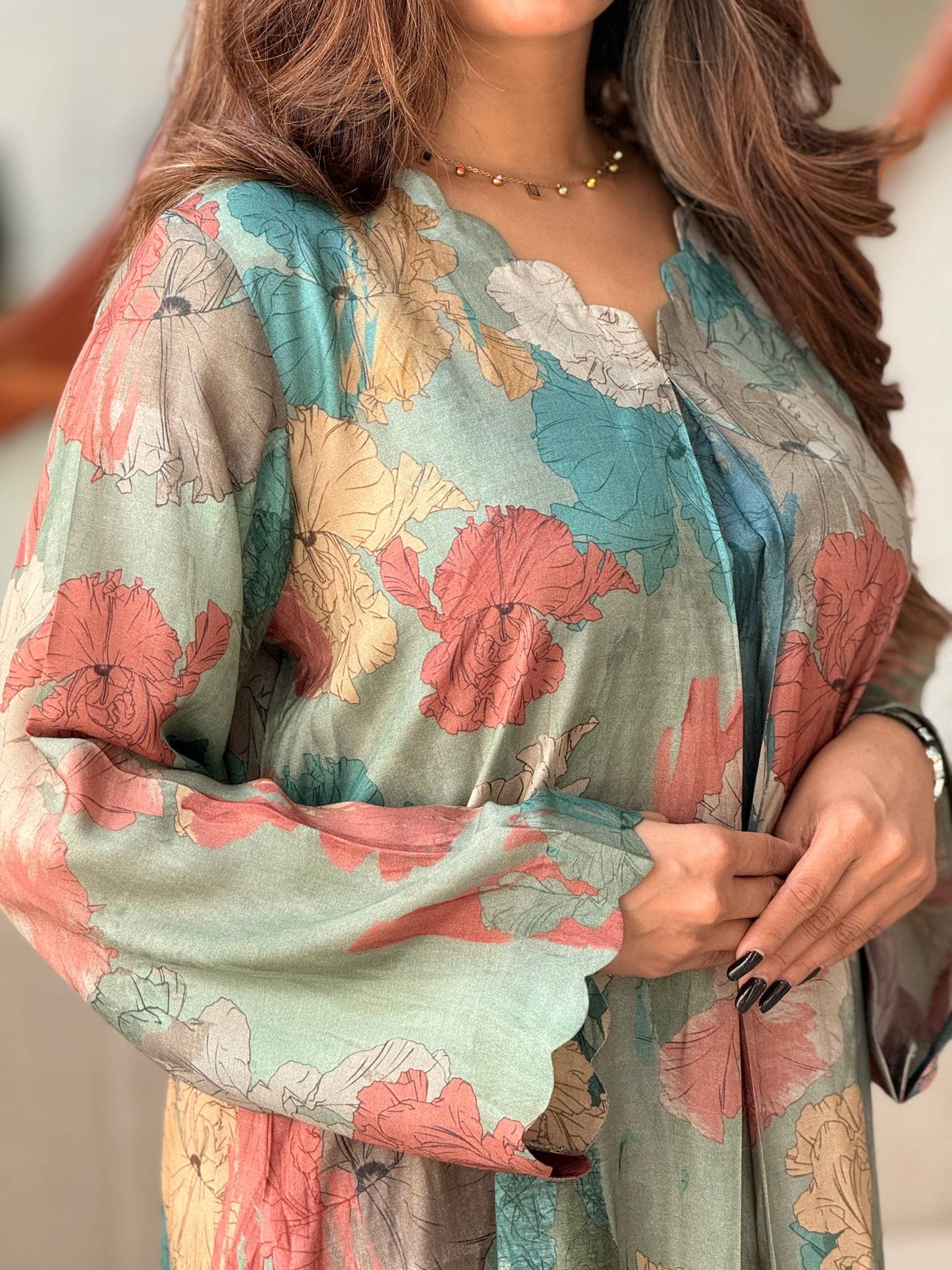 ZU25X293-MUSLIN SCALLOP