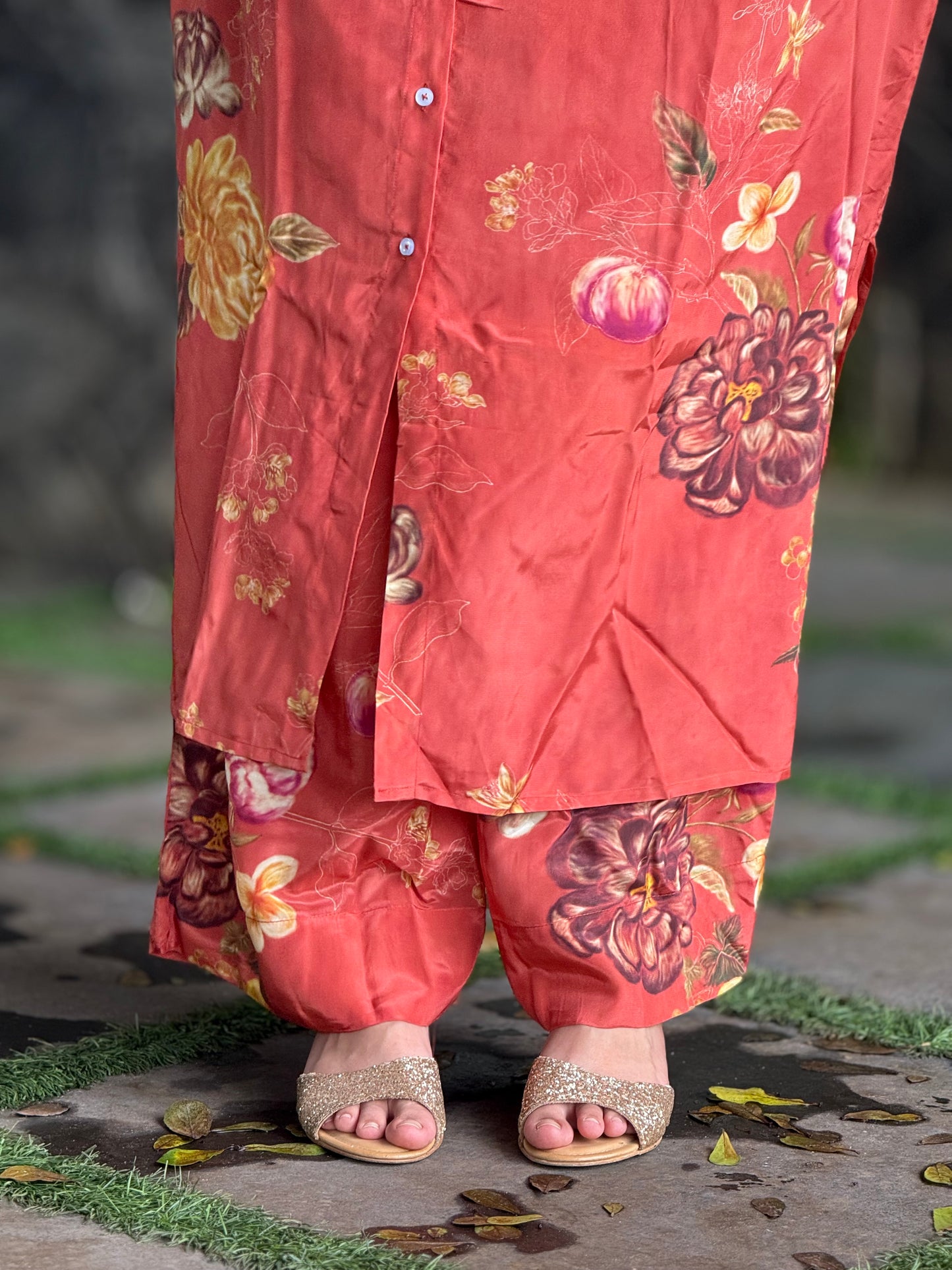ZU25X403-CRAPE SILK PRINTED