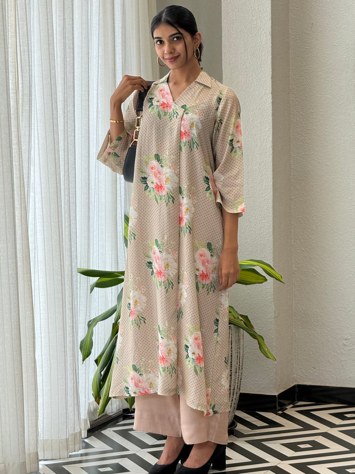 ZU25X359-MUSLIN SILK PRINTED