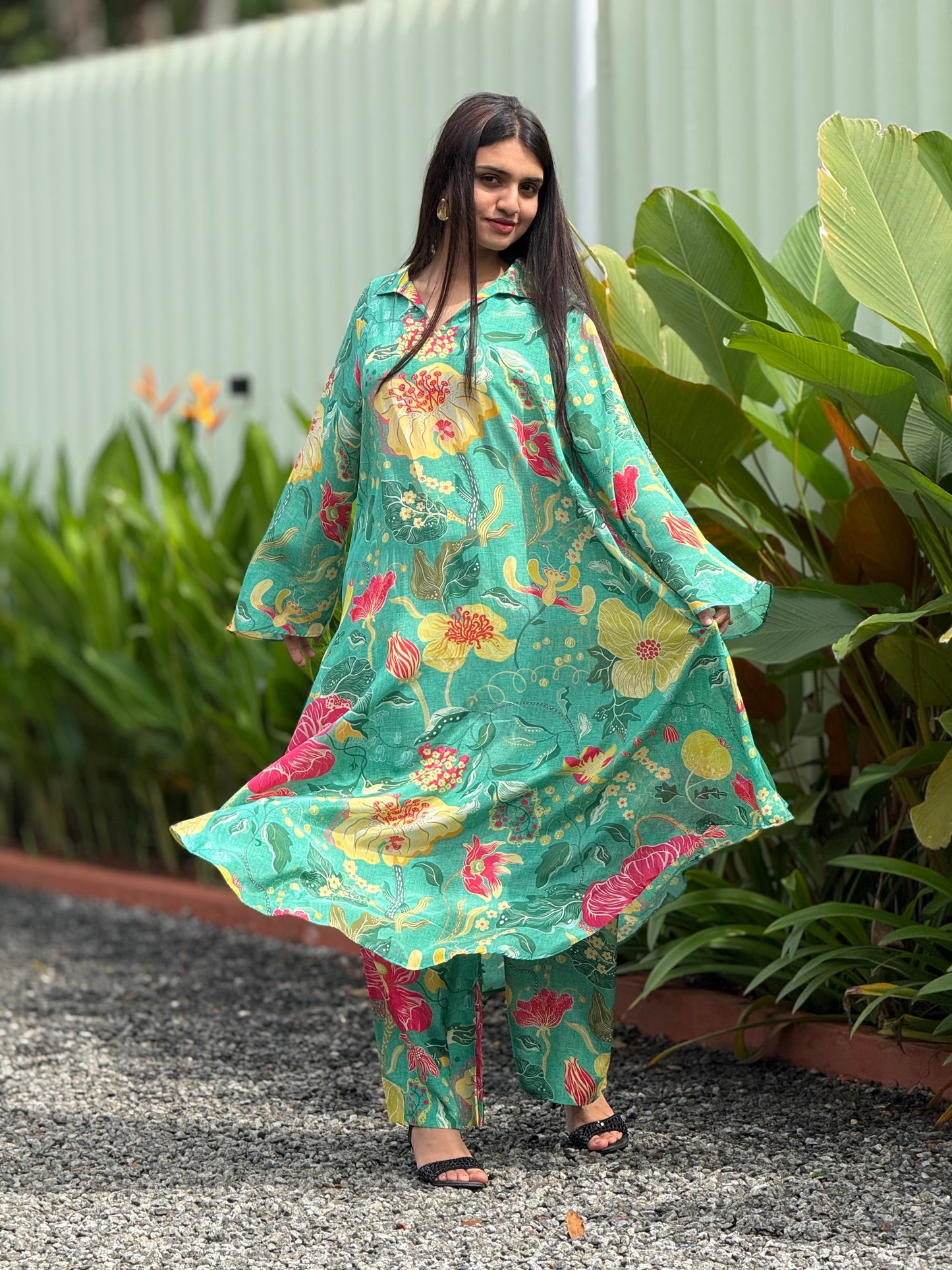 ZU25X397-CRAPE SILK PRINTED