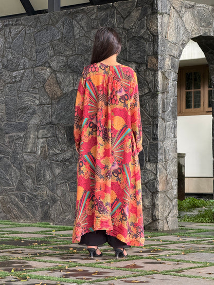 ZU25X395-CRAPE SILK PRINTED