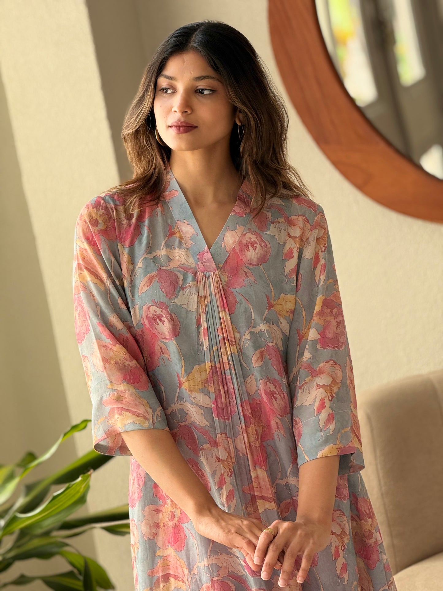 ZU25X301-CRAPE SILK PRINTED
