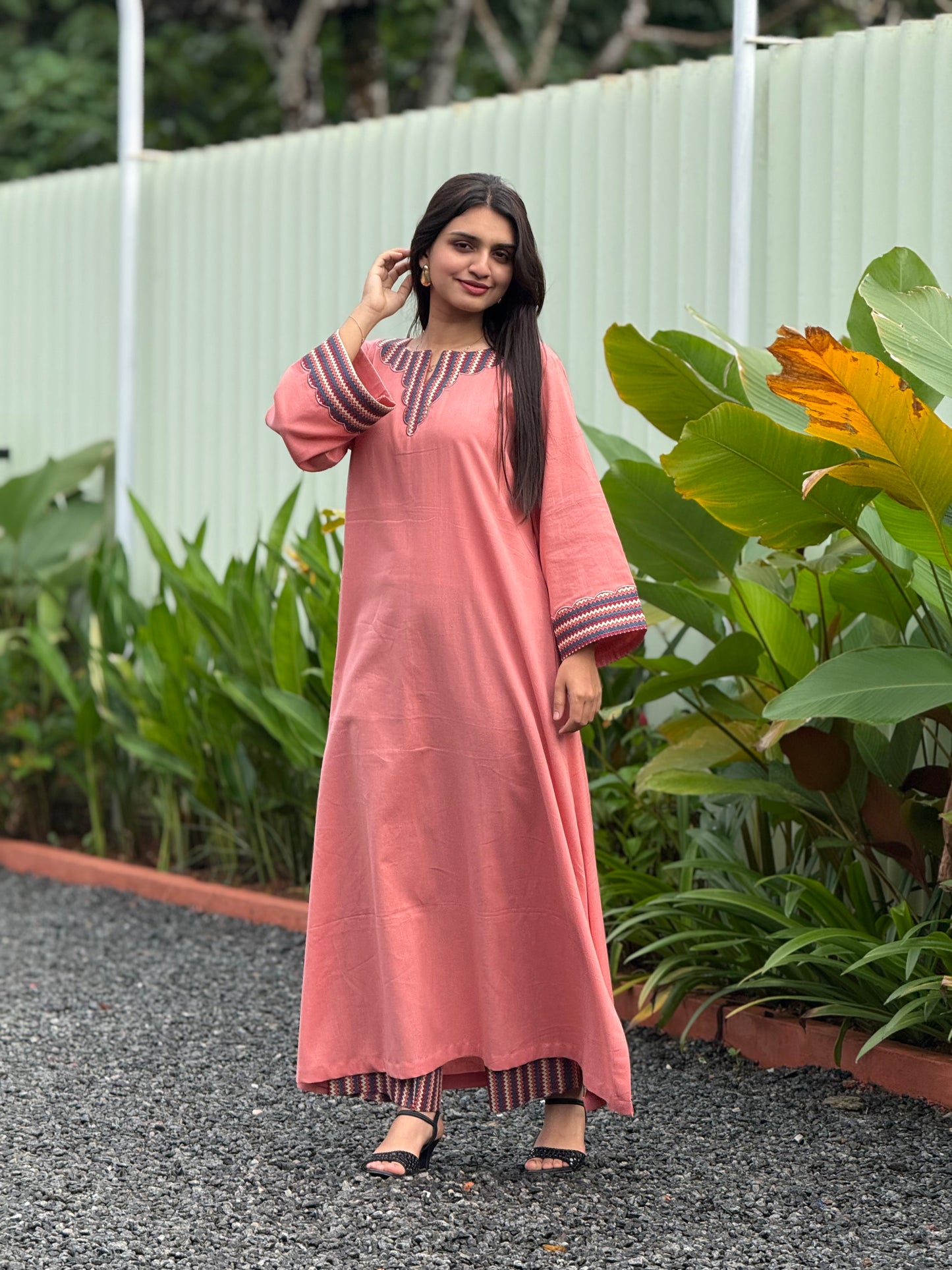 ZU25X387-PEACH FLEX STRIPED