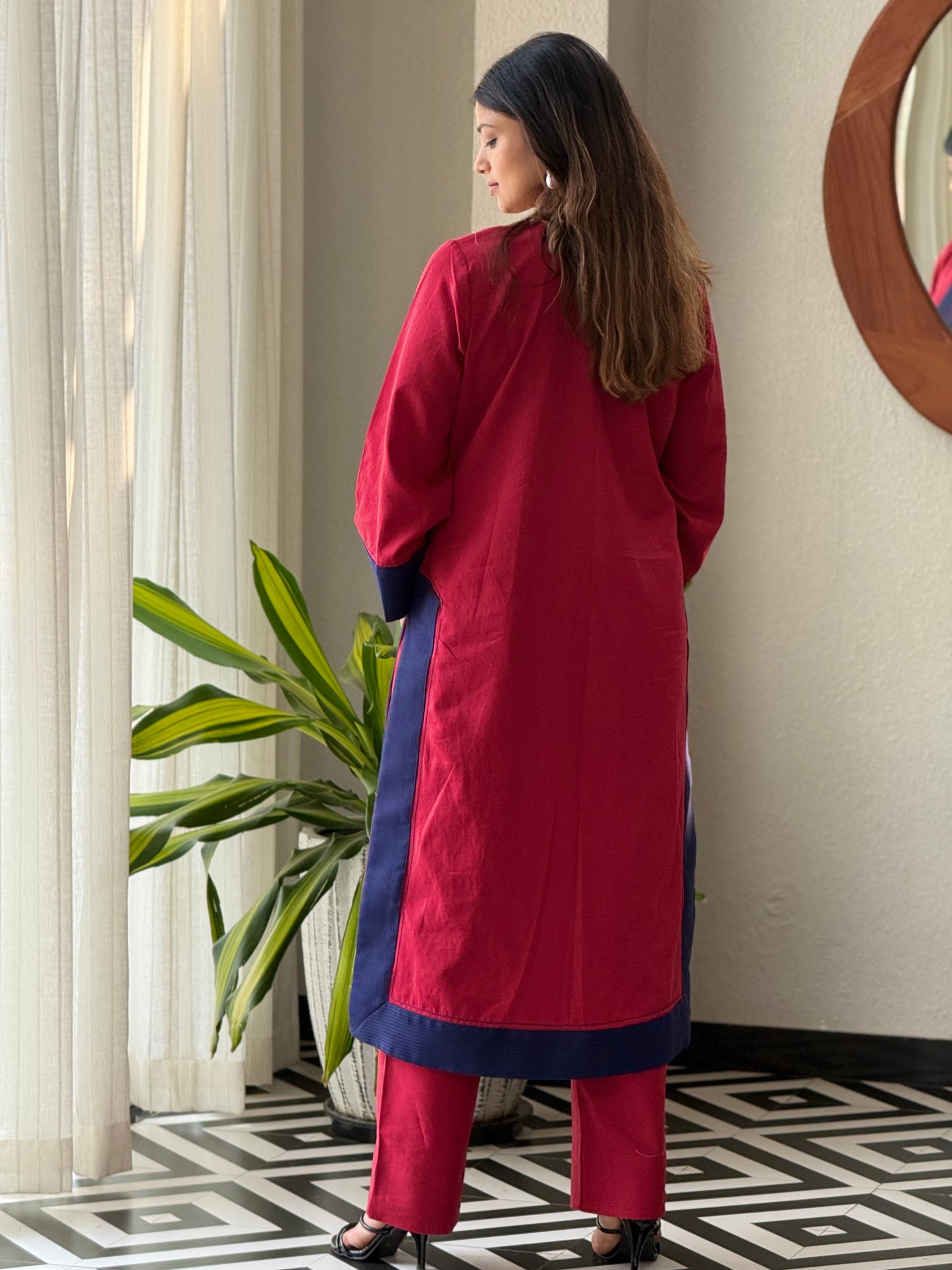 ZU25X335- MEROON FLEX CELLY