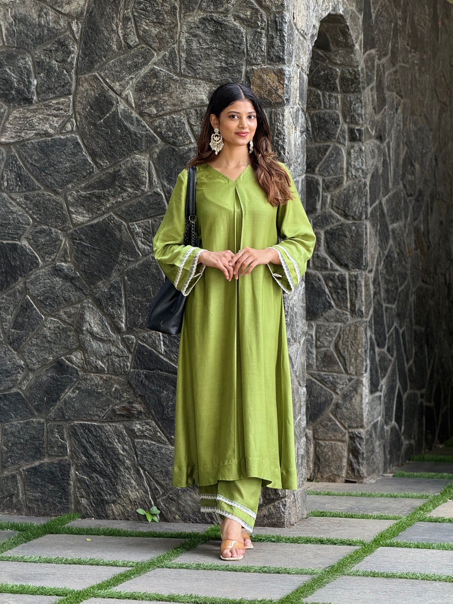 ZU25X334-GREEN MUSLIN