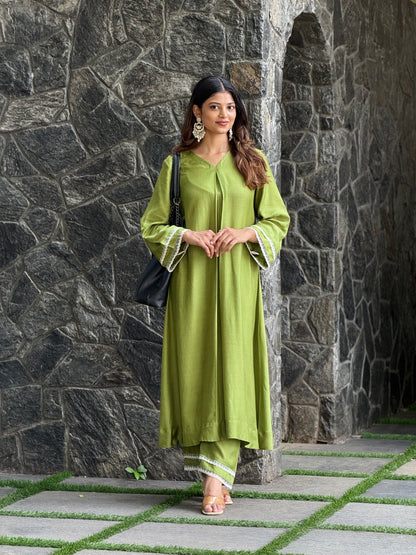 ZU25X334-GREEN MUSLIN