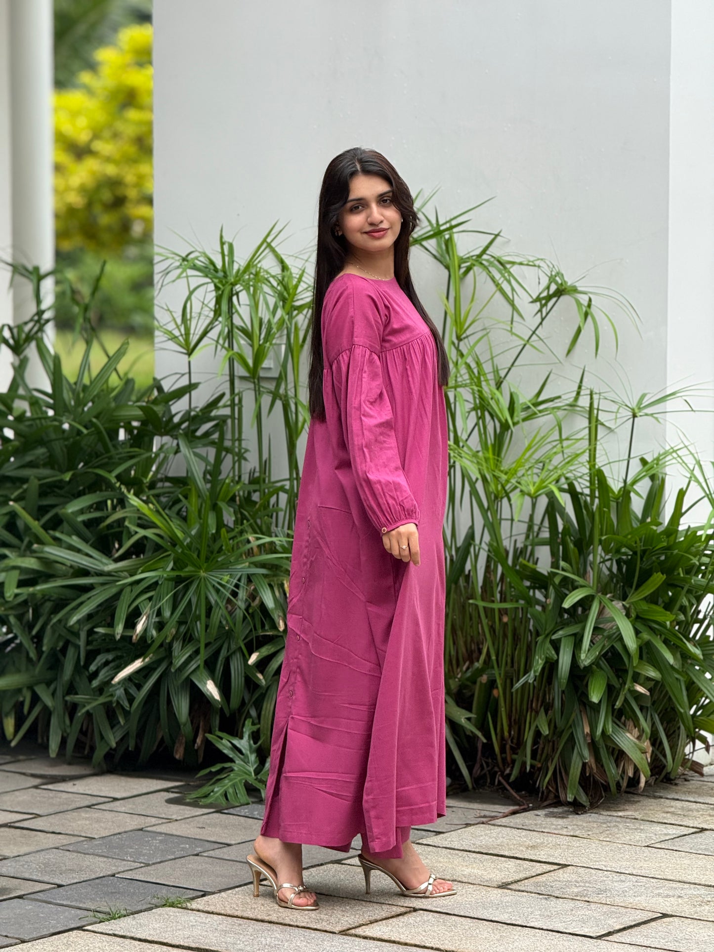 ZU25X385-PINK FLEX GATHERED