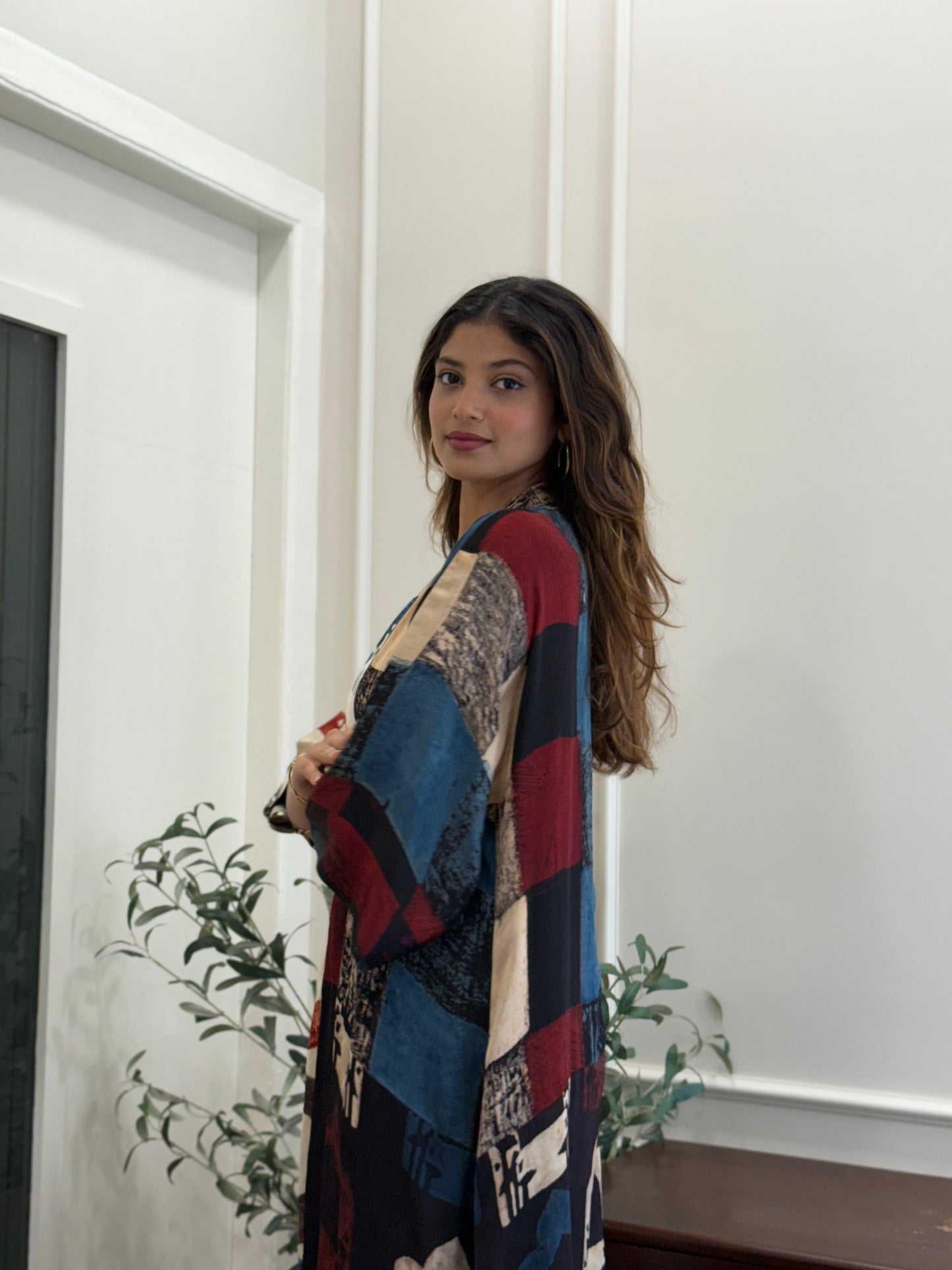 ZU25X214- MODAL KAFTAN