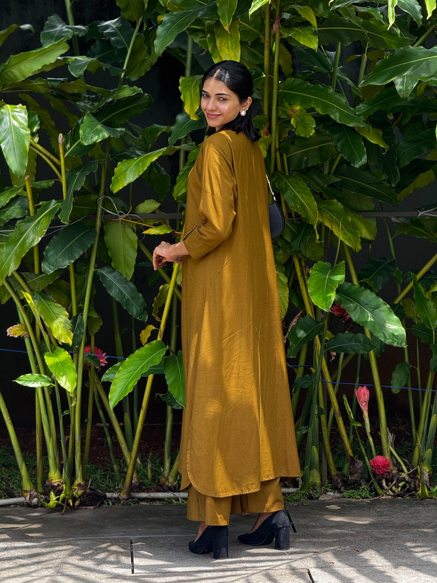 ZU25X368- LINEN KAFTAN