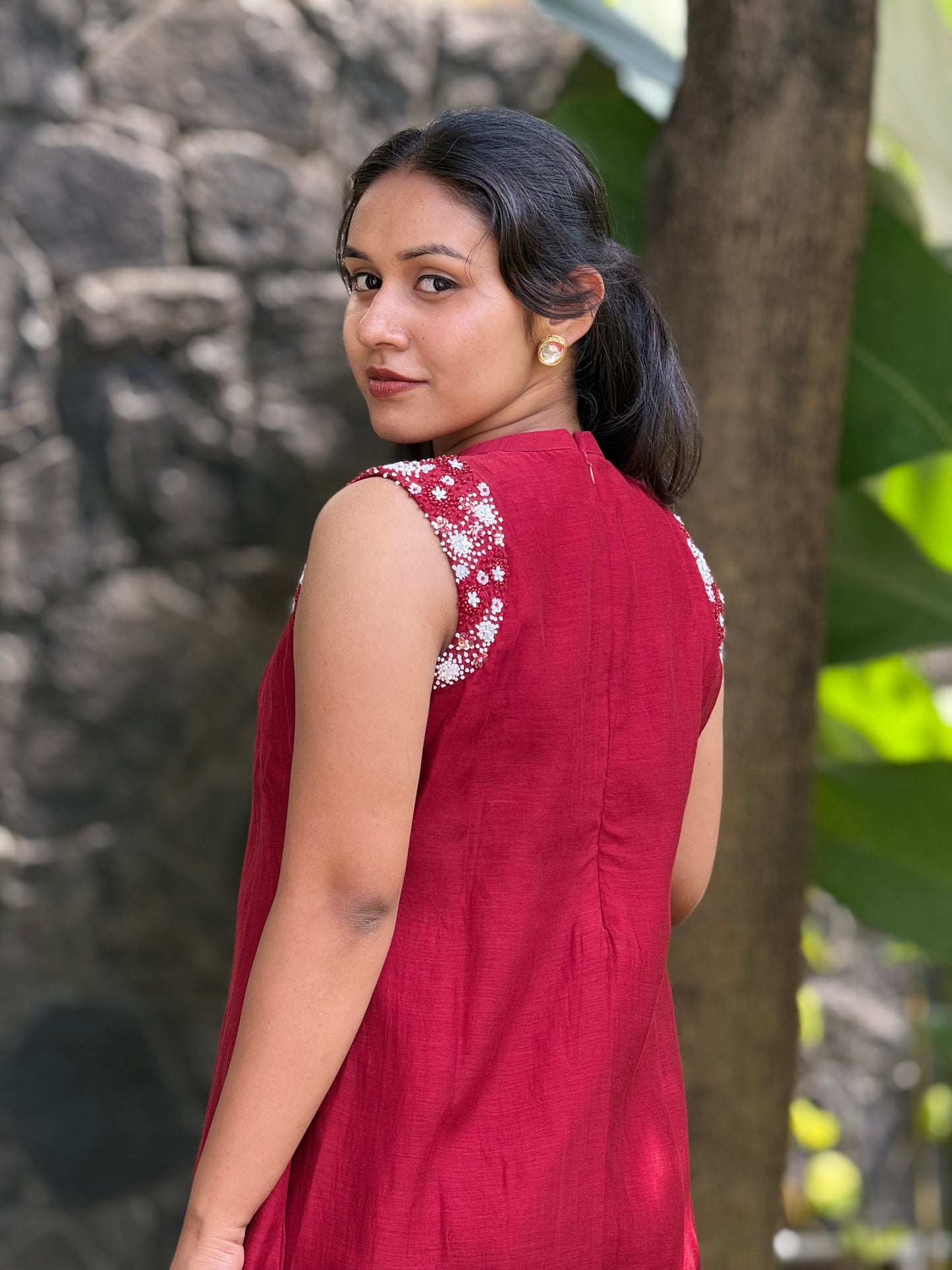 ZU25X267- X-MAS RED TOP