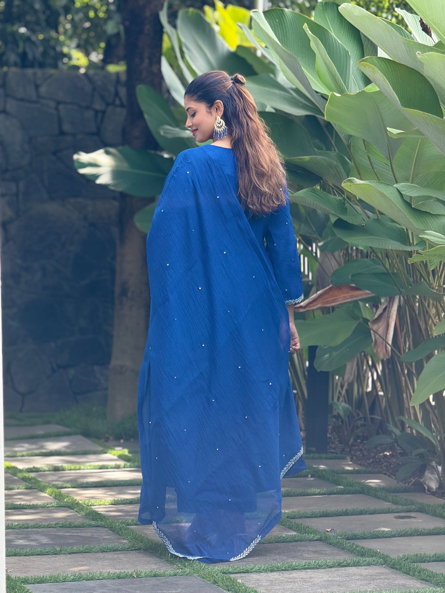 ZU25X240- ROYAL BLUE CHANDERY