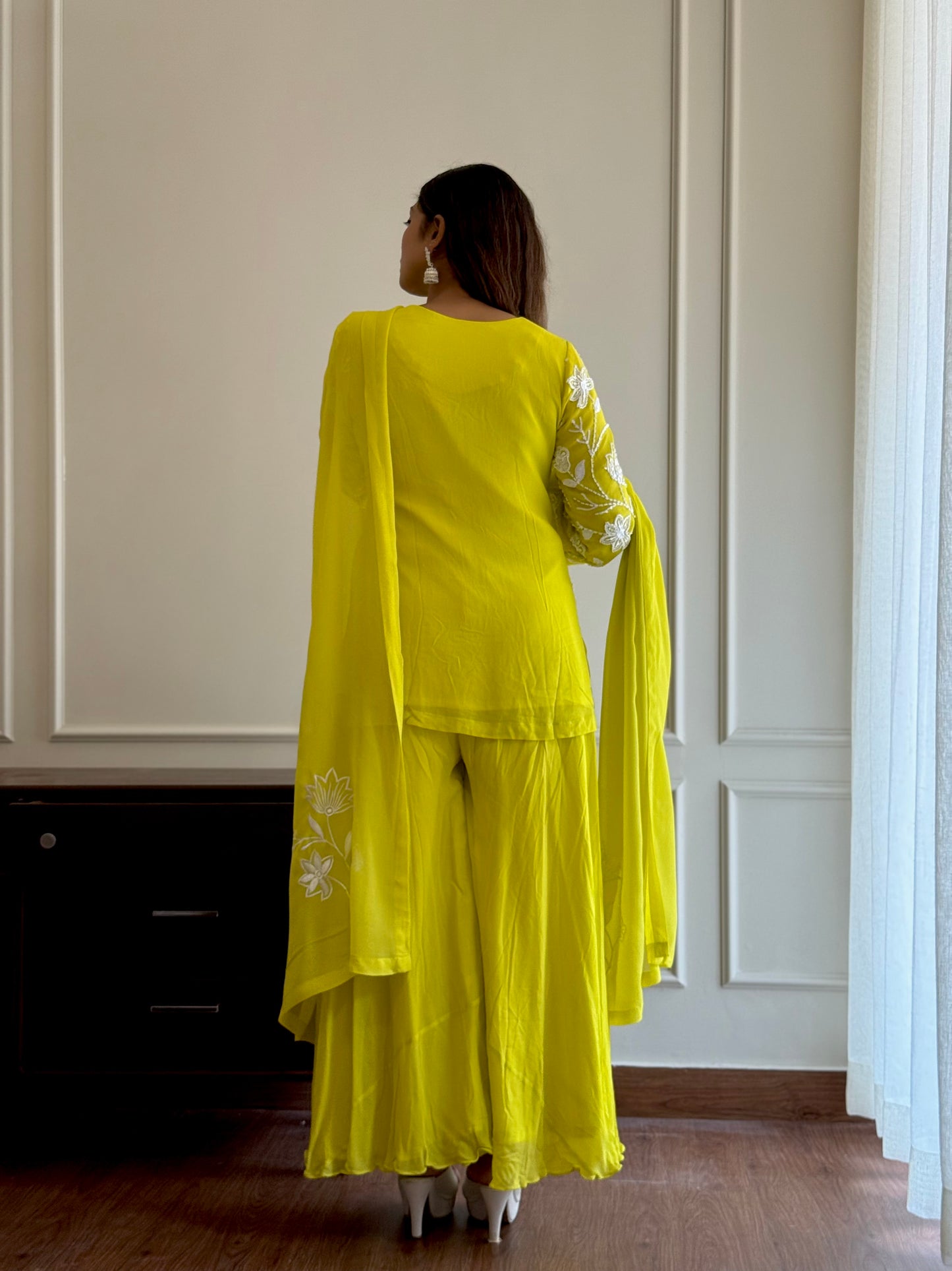 ZU25X235- NEON FLAIRED PLAZO