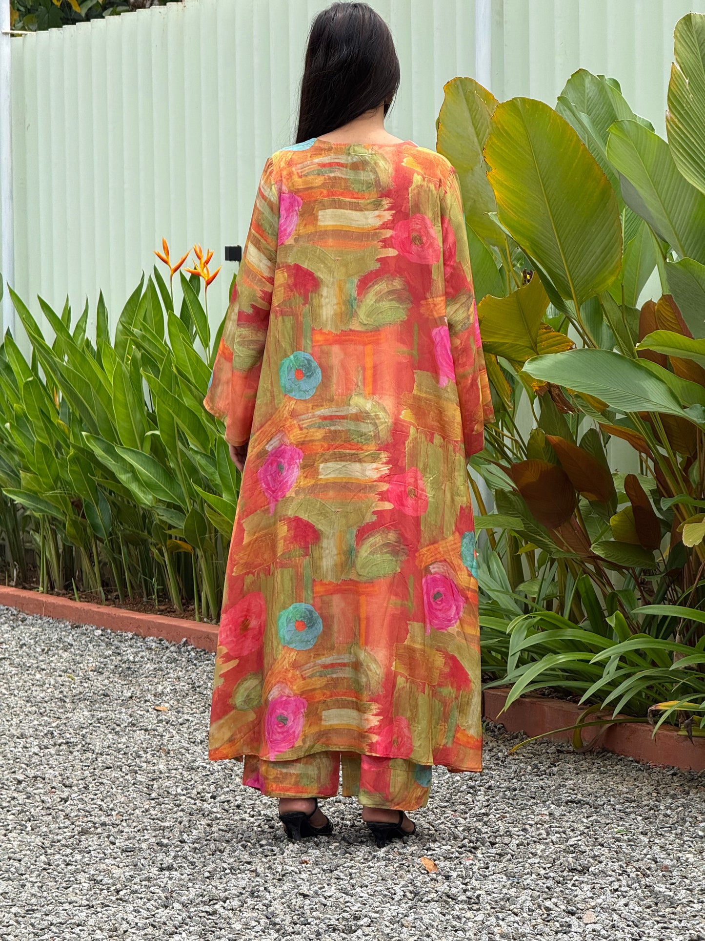 ZU25X396-CRAPE SILK PRINTED