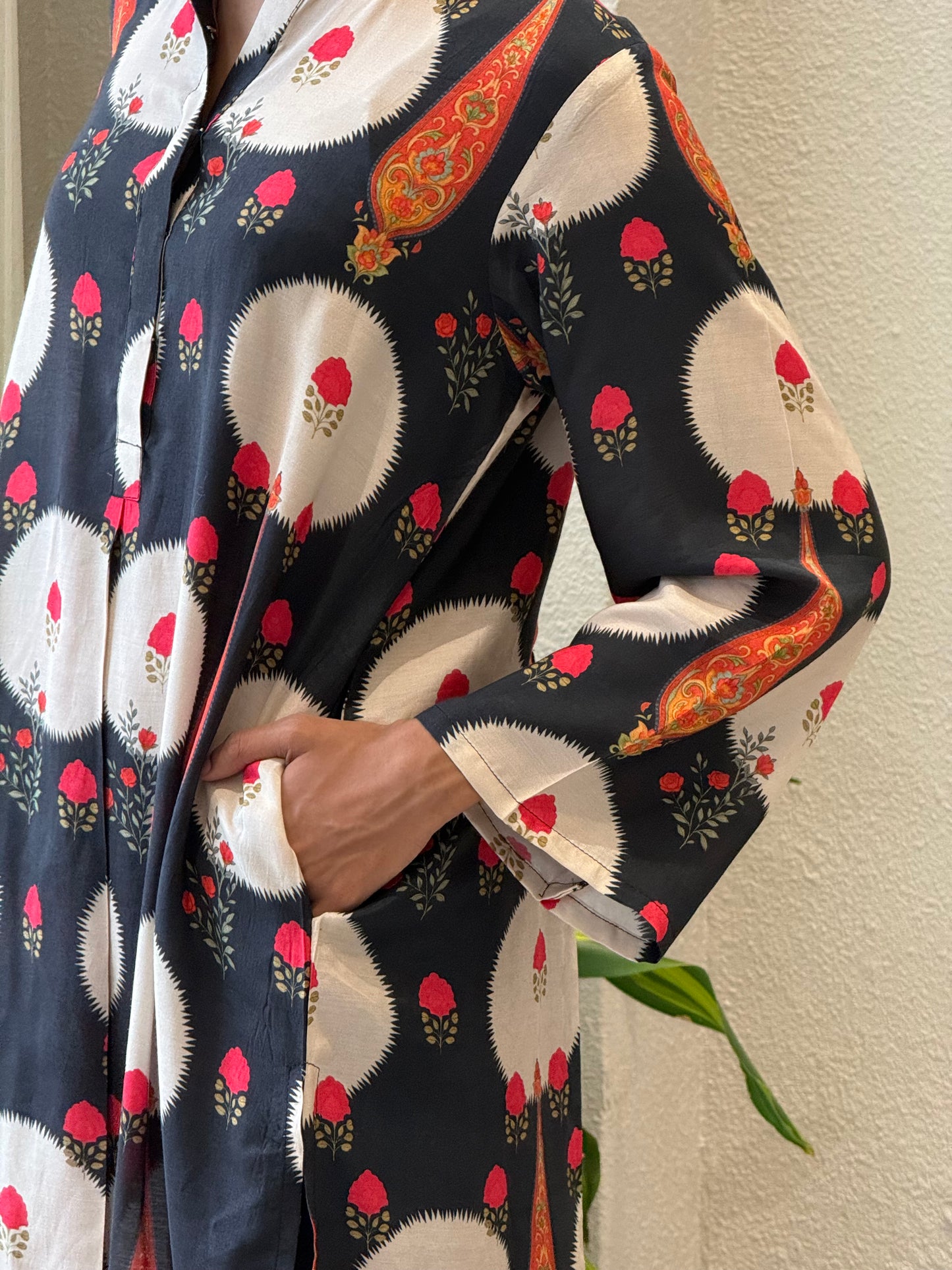 ZU25X354-MUSLIN SILK PRINTED