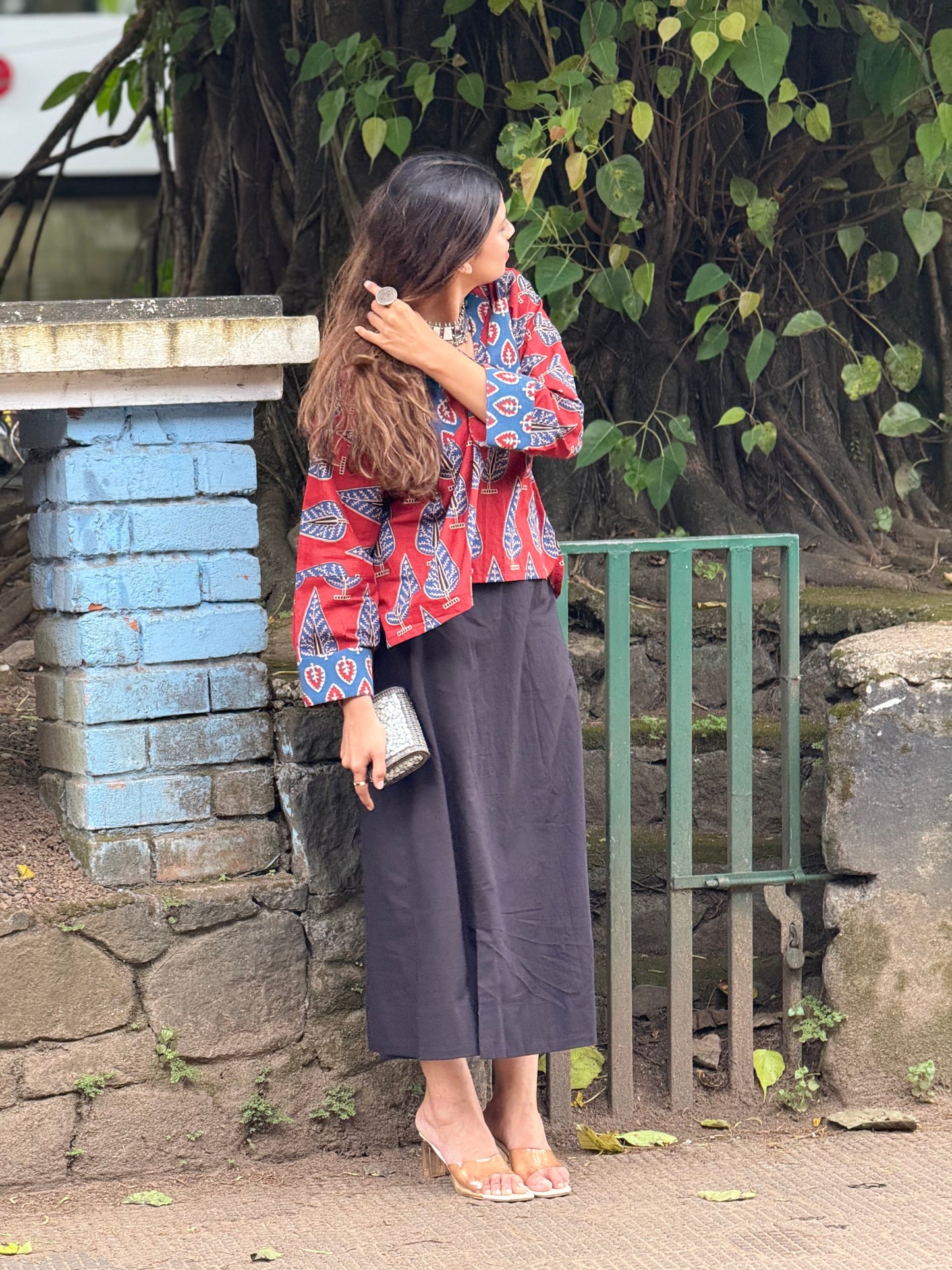 ZU25X248- SKIRT PRINTED