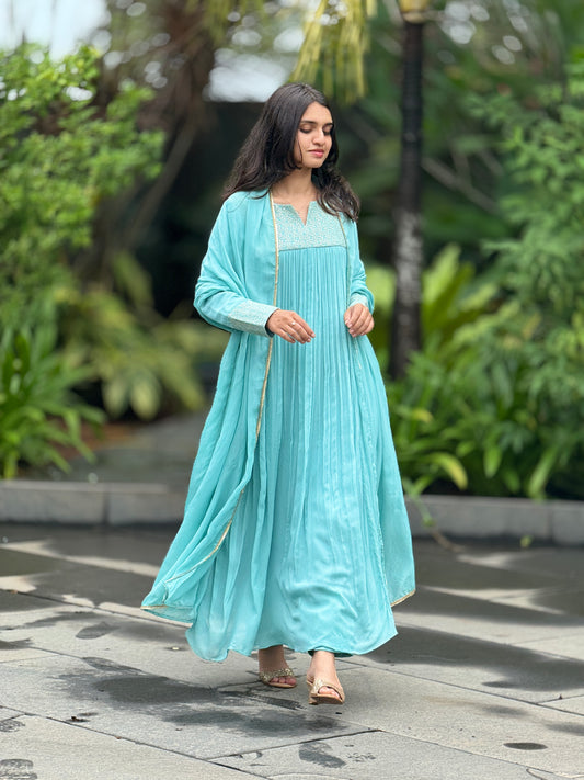 ZU25X168- SKY GEORGETTE