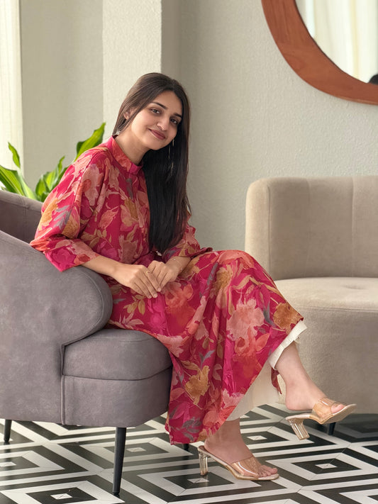 ZU25X277-CRAPE SILK PRINTED