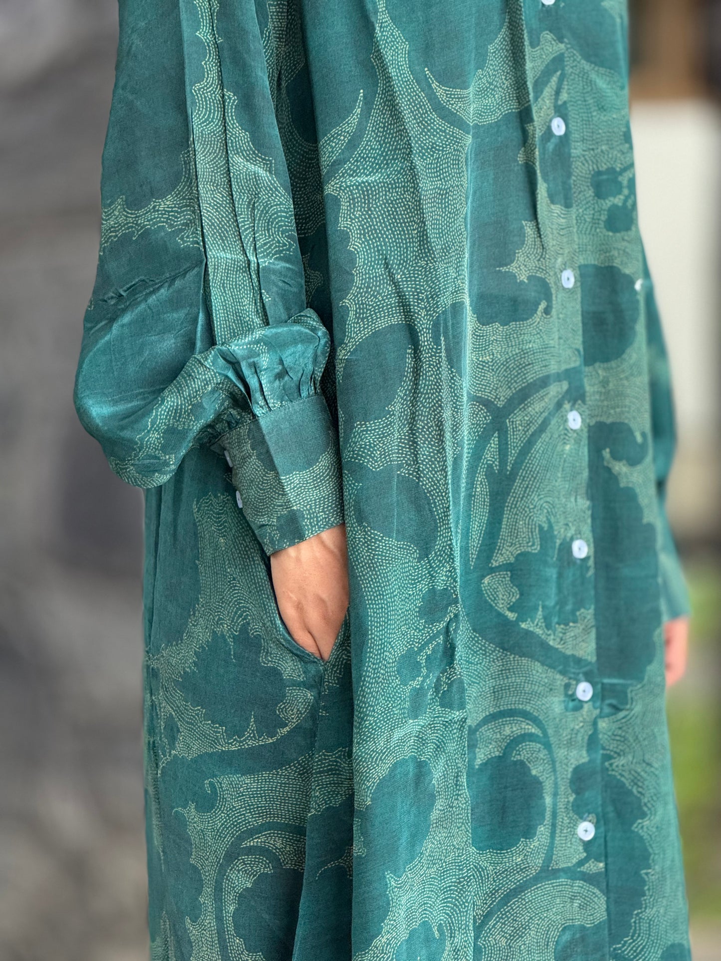 ZU25X401-CRAPE SILK PRINTED