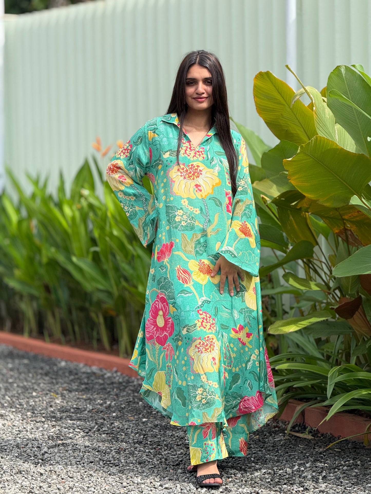 ZU25X397-CRAPE SILK PRINTED