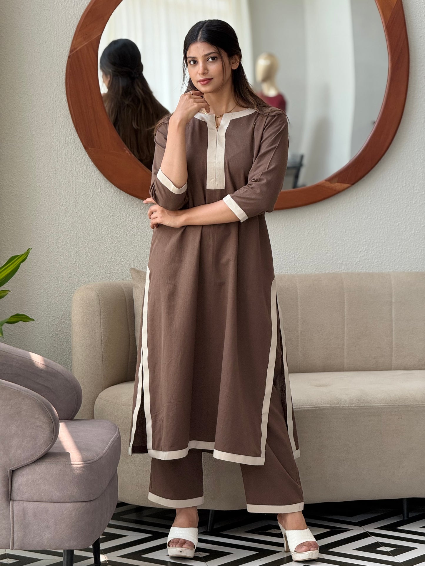 ZU25X329- BROWN FLEX