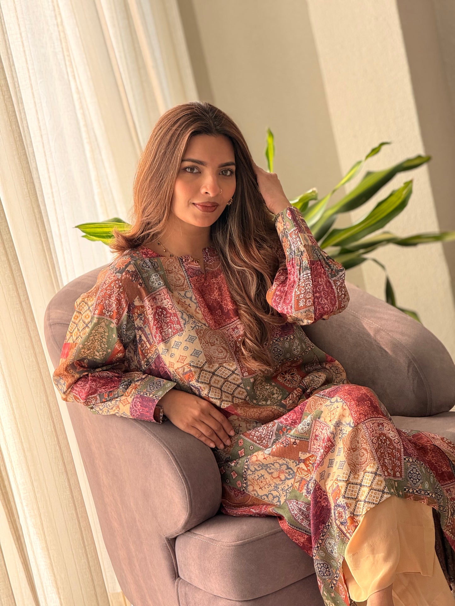 ZU25X292-MUSLIN HIGH LOW