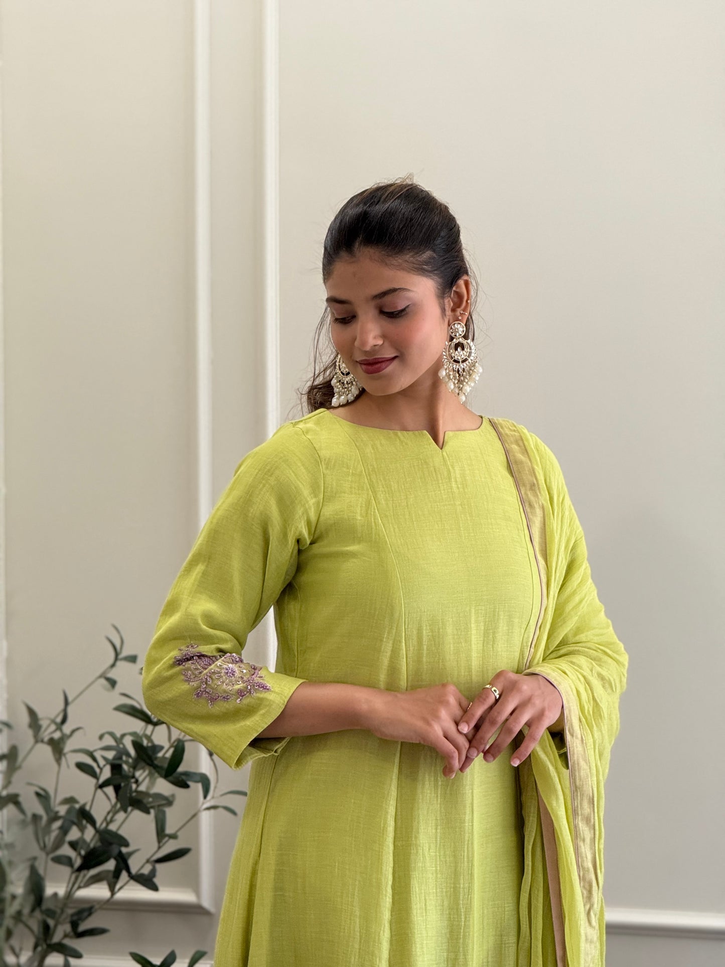 ZU25X231- GREEN CHANDERY