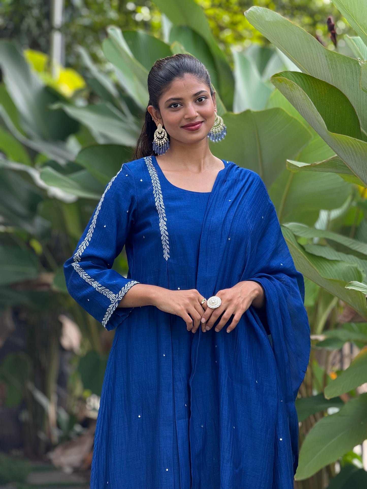 ZU25X240- ROYAL BLUE CHANDERY