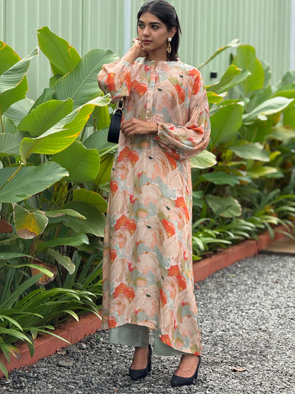 ZU25X360-CRAPE SILK PRINTED
